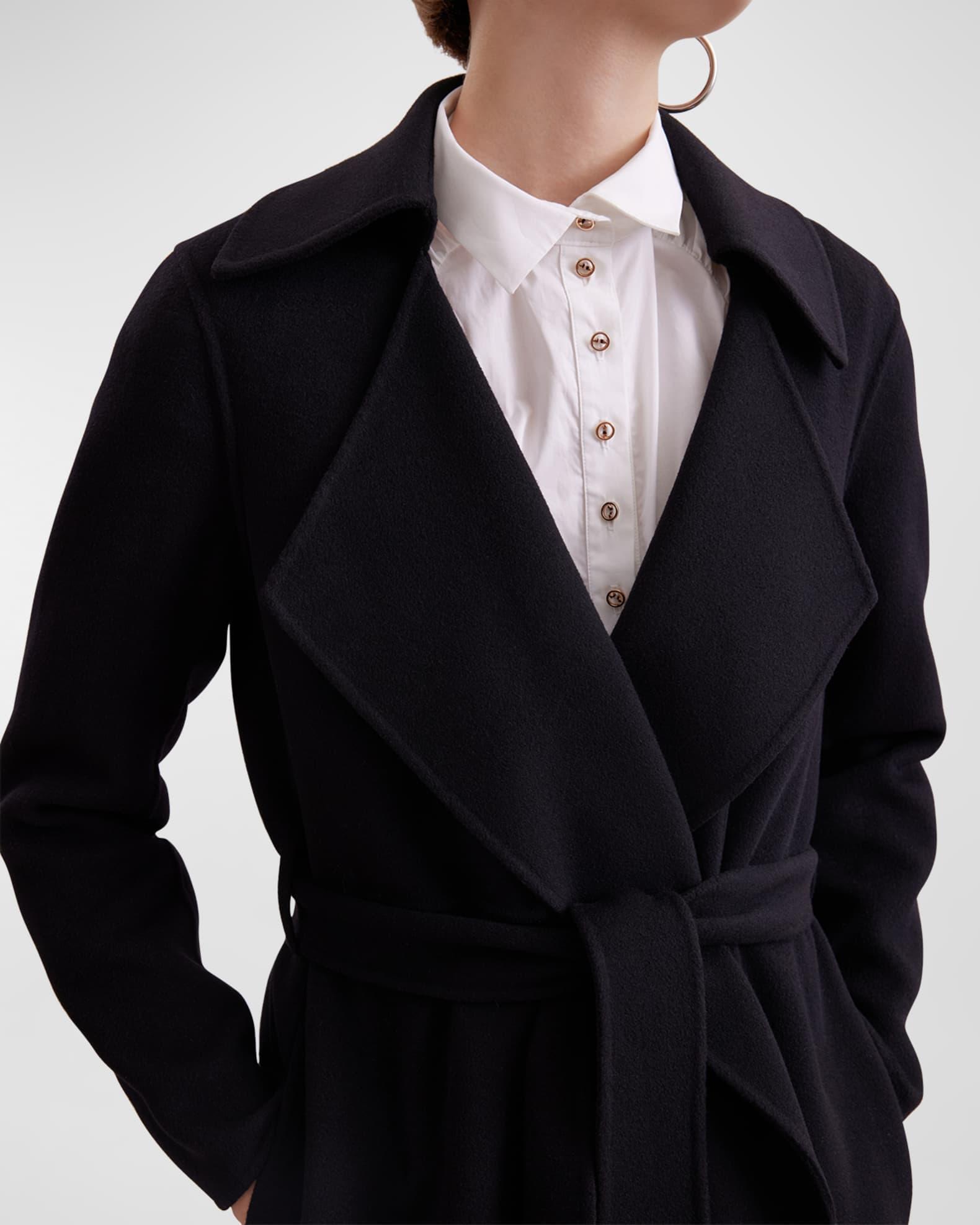 Delacroix Belted Wool-Blend Wrap Jacket Product Image