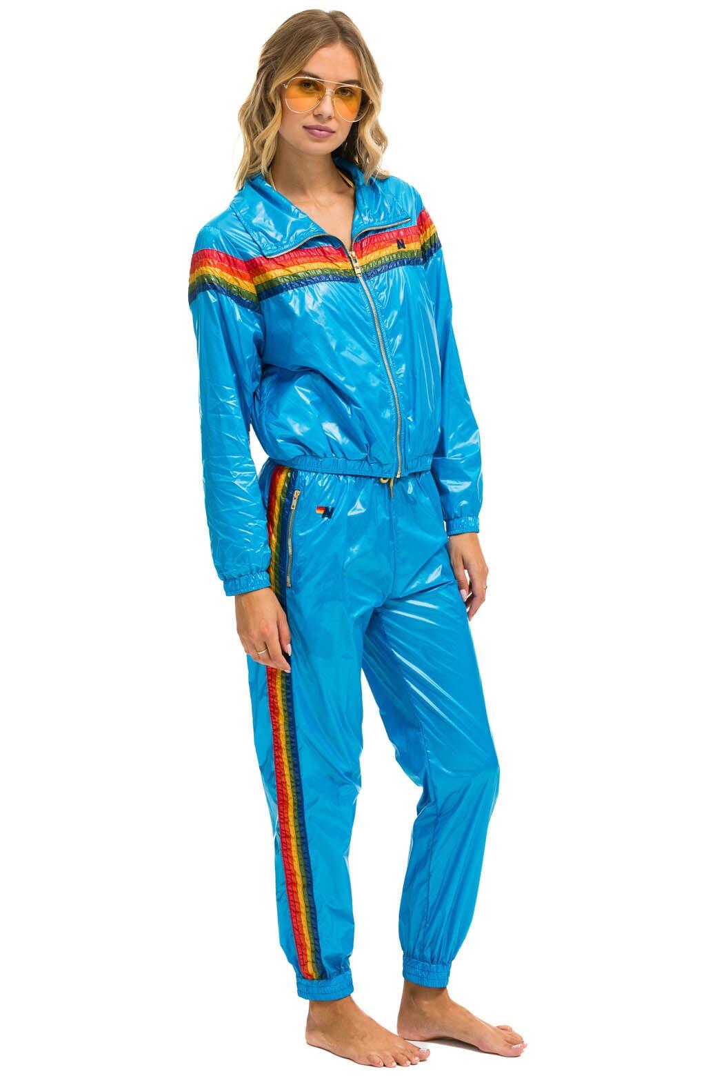 5 STRIPE WINDBREAKER - DRESDEN Female Product Image