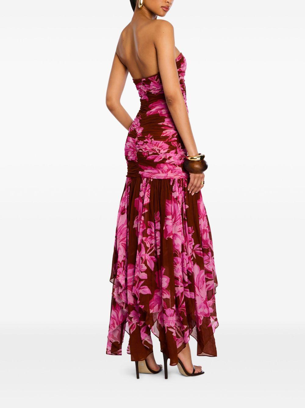 Teryn floral-ruffle maxi dress Product Image
