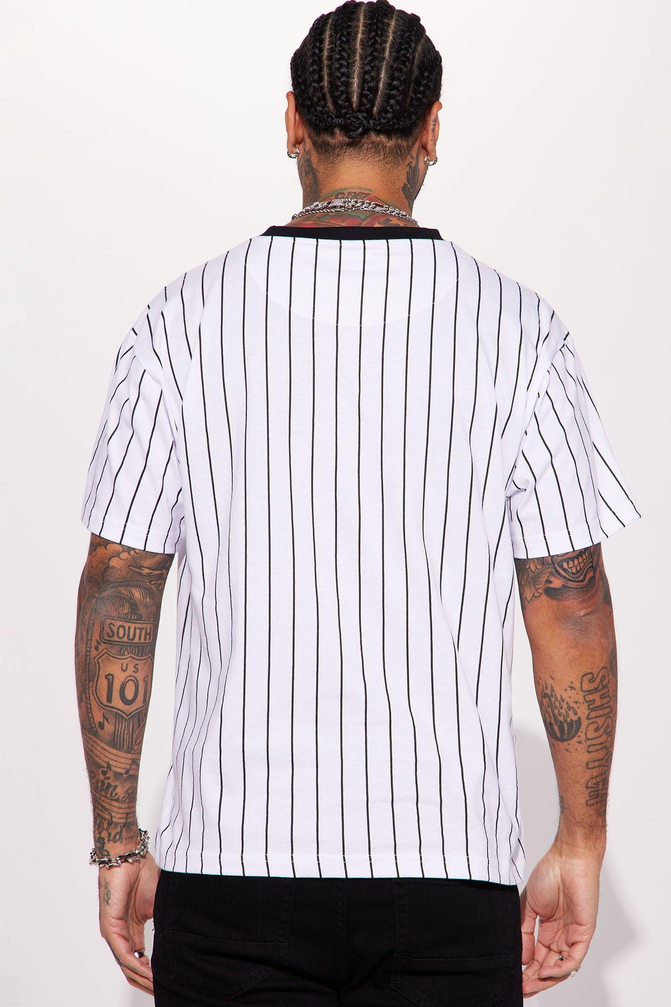 Heartbreak Kingpin Short Sleeve Tee - White/Black Product Image