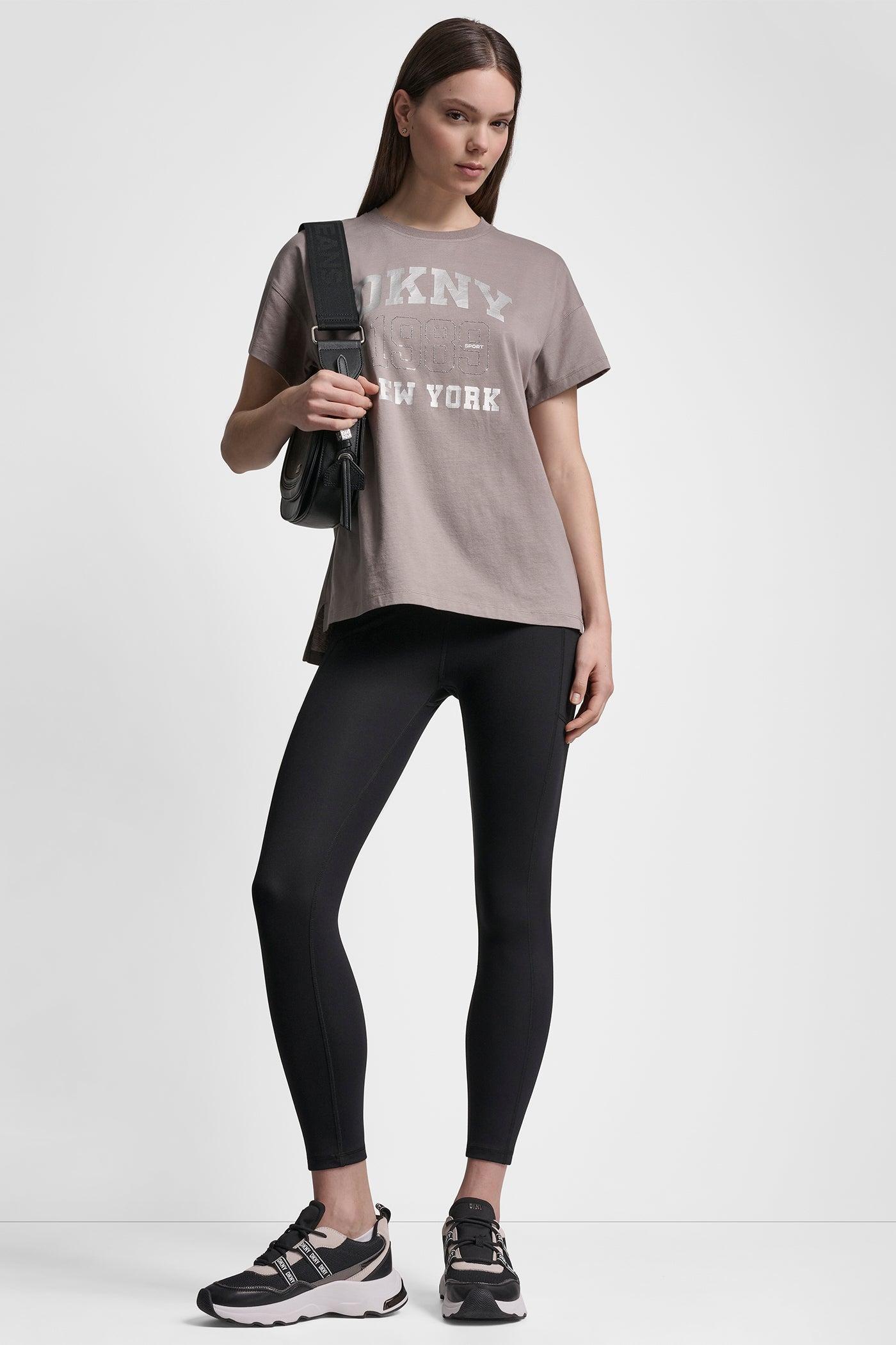 DKNY NY 1989 LOGO RHINESTUD LOGO TEE Product Image