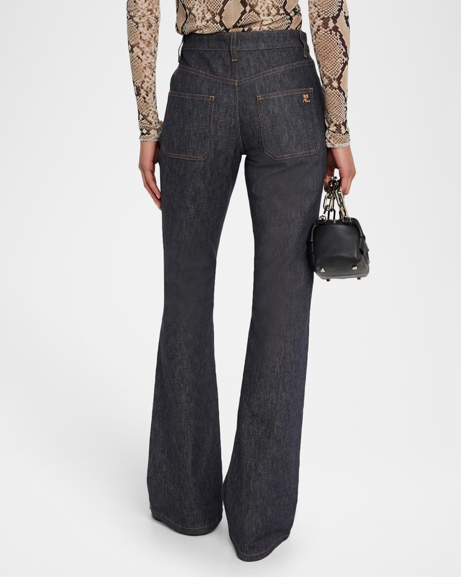 Oblique Denim Bootcut Jeans Product Image