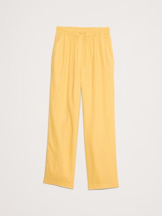 Linen Pull-On Ankle Pant Product Image