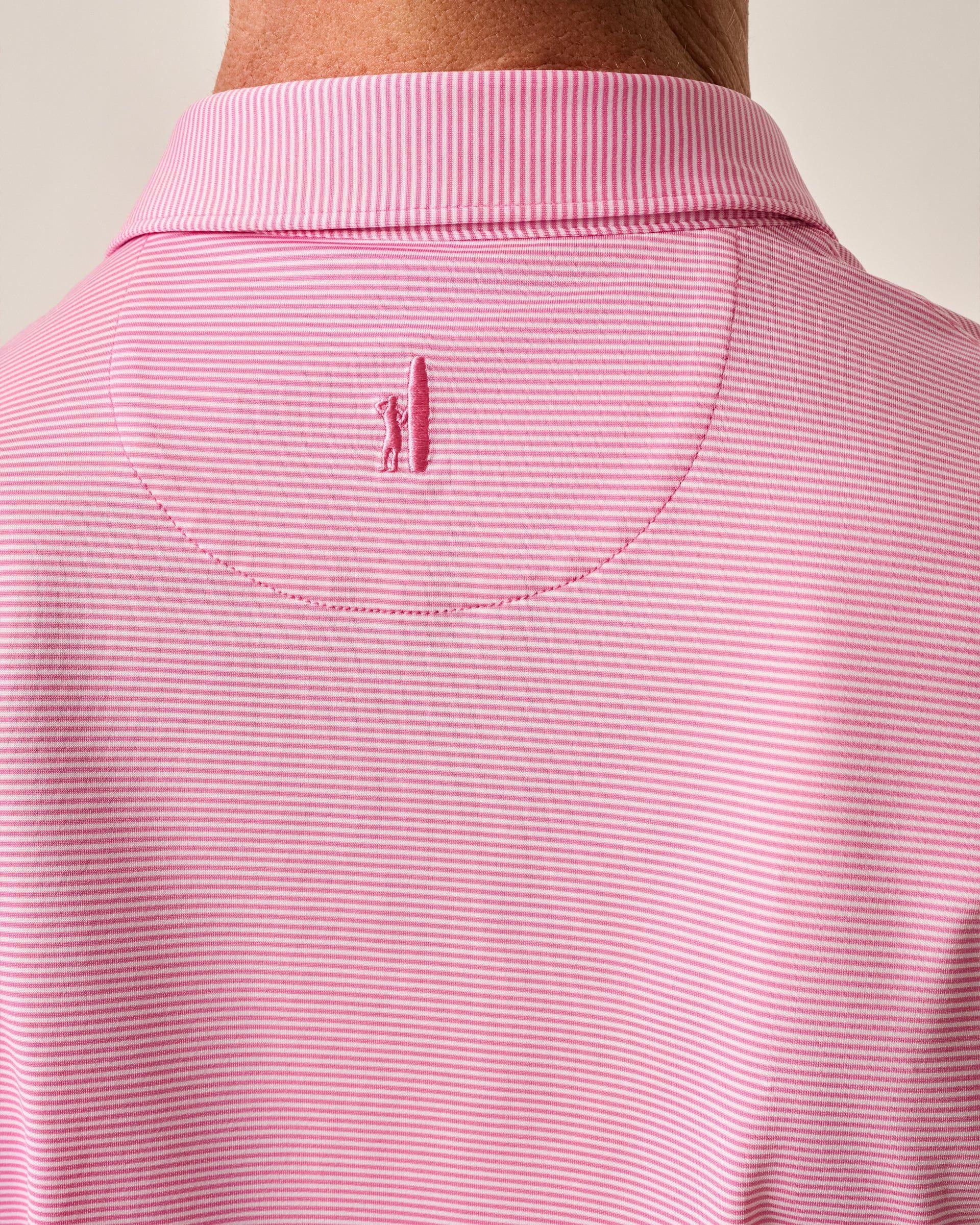 PerryGolf Performance Jersey Polo - Lyndonn Stripe Product Image