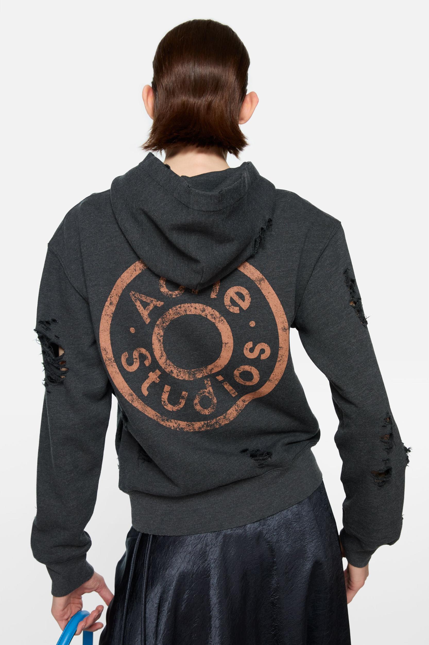 Hooded zipper sweater Product Image