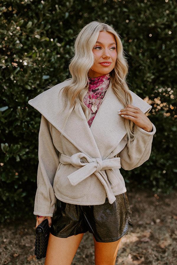 Paris Bound Jacket in Light Oatmeal Product Image