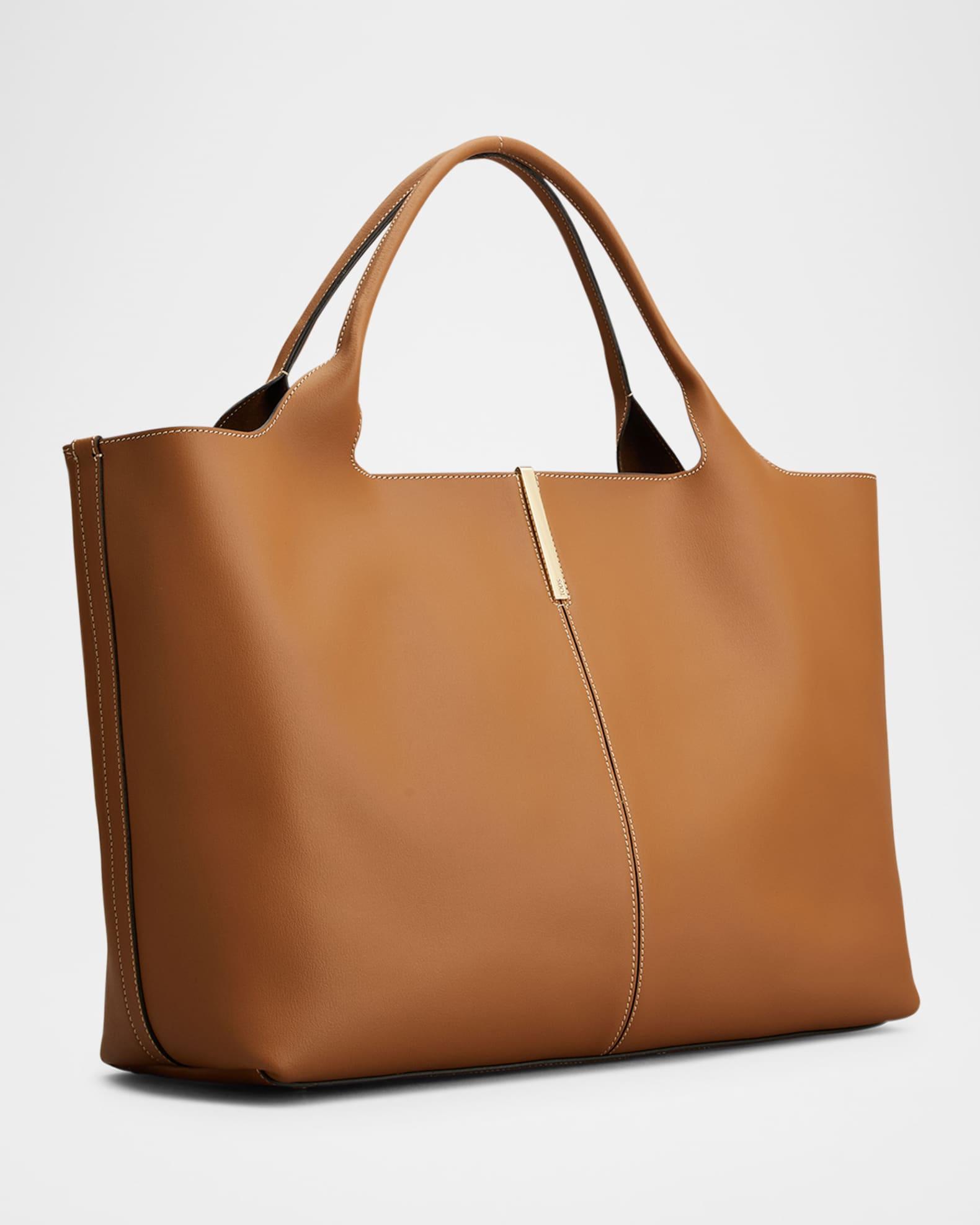 Medium Leather Tote Shopping Bag Product Image