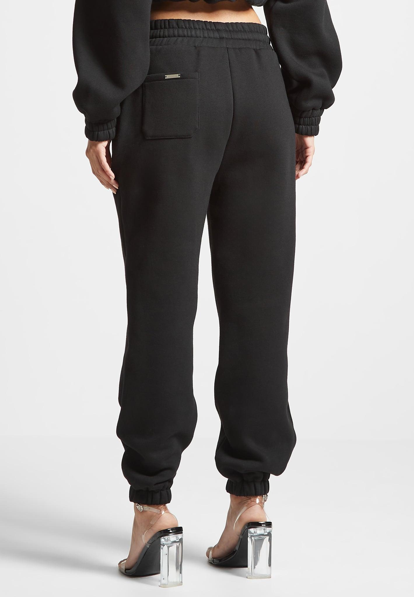 Vera - Eiffel Embossed Joggers - Black Female Product Image