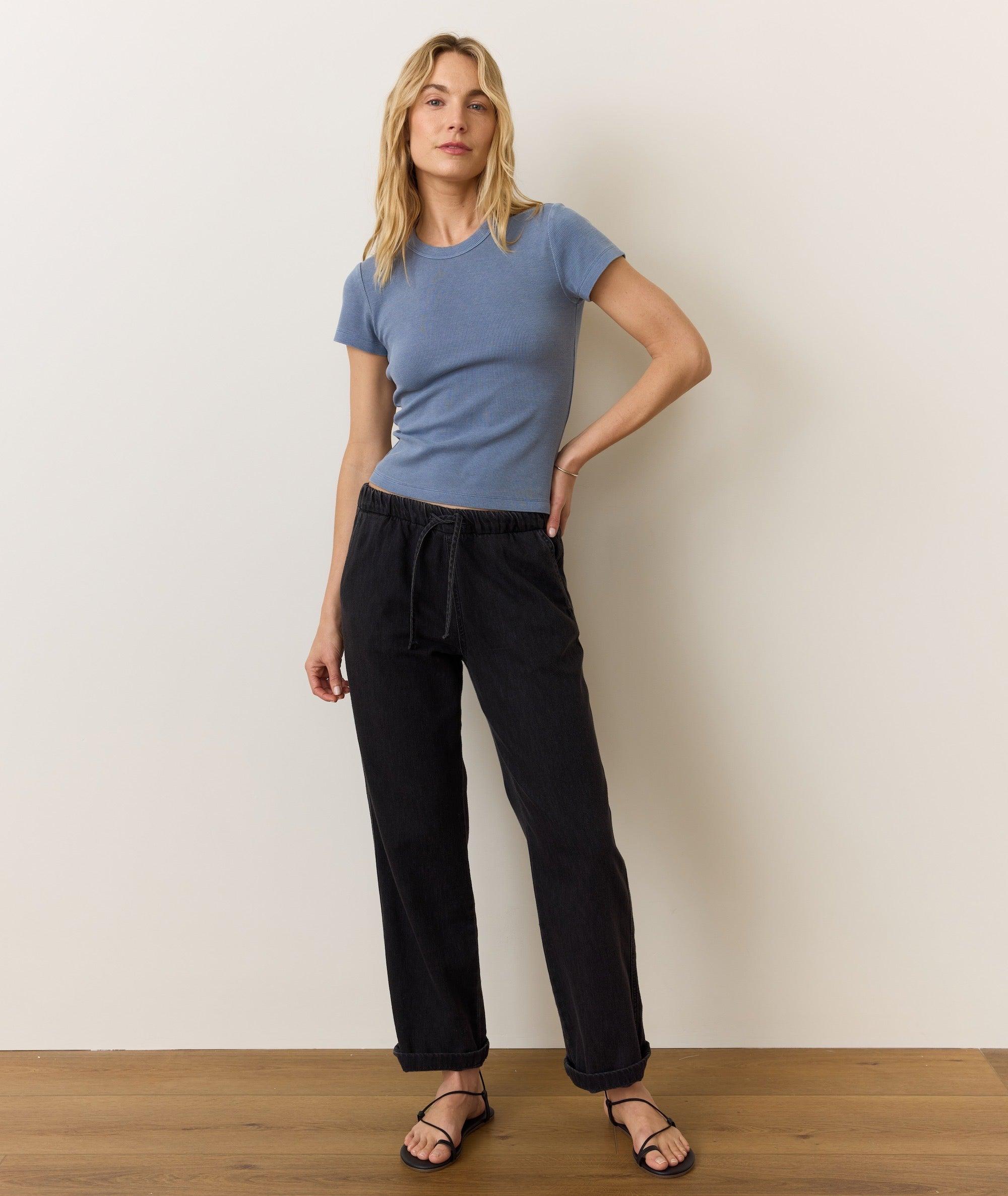 Lexi Rib Sun-In Crew Tee Product Image