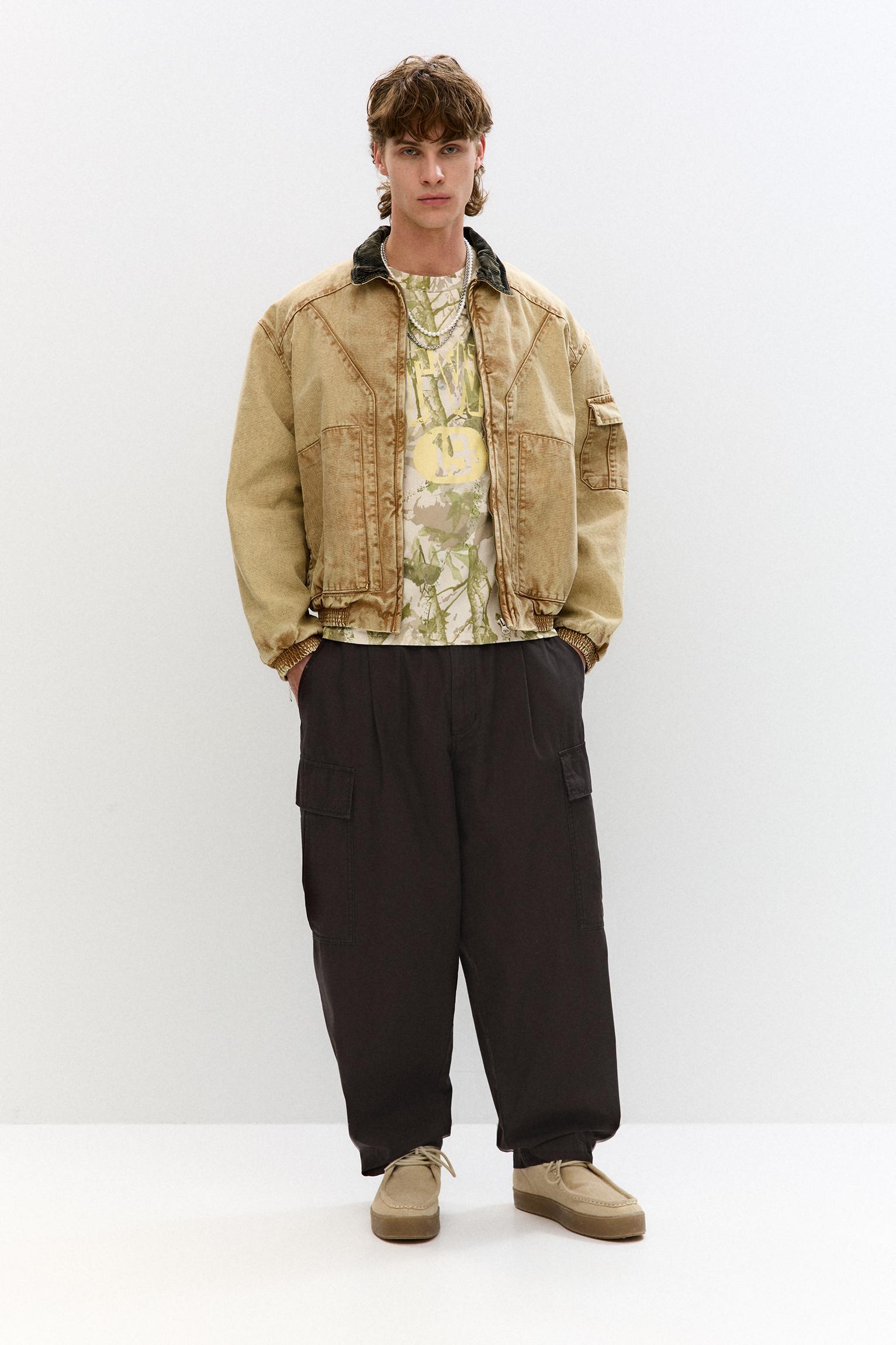 Balloon fit cargo pants Product Image