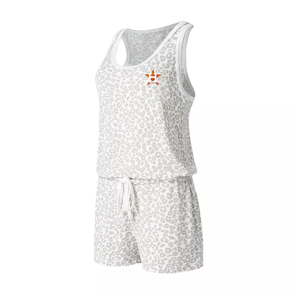 Women's Concepts Sport Cream Houston Astros Montana Hacci Knit Romper,  Product Image