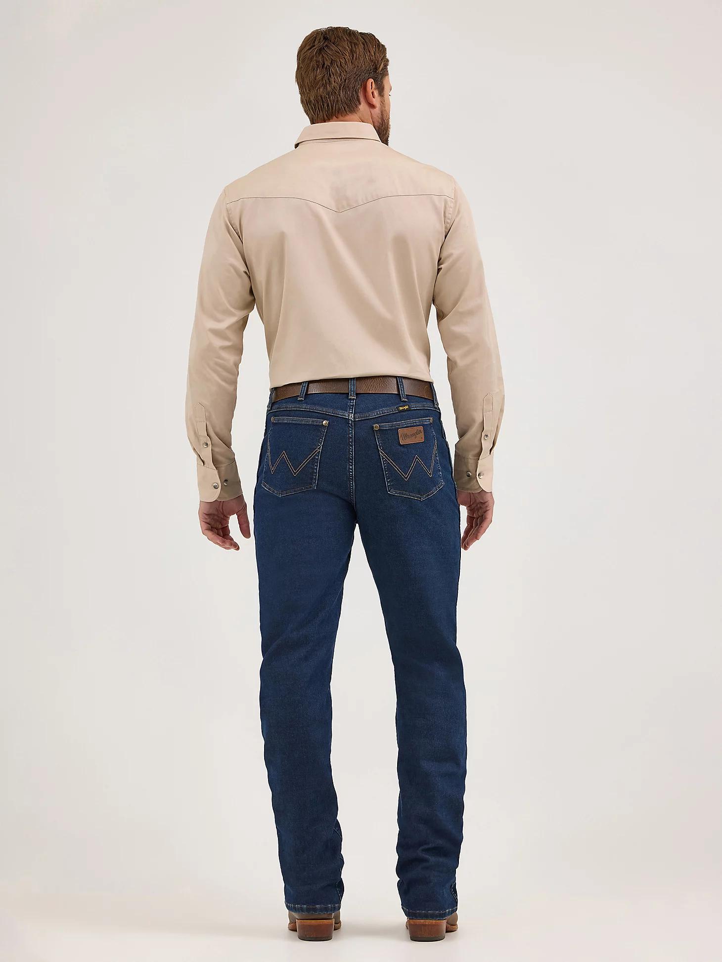 Premium Performance Cowboy Cut® Regular Fit Jean - Flannel Lined | Men's JEANS | Wrangler® Product Image