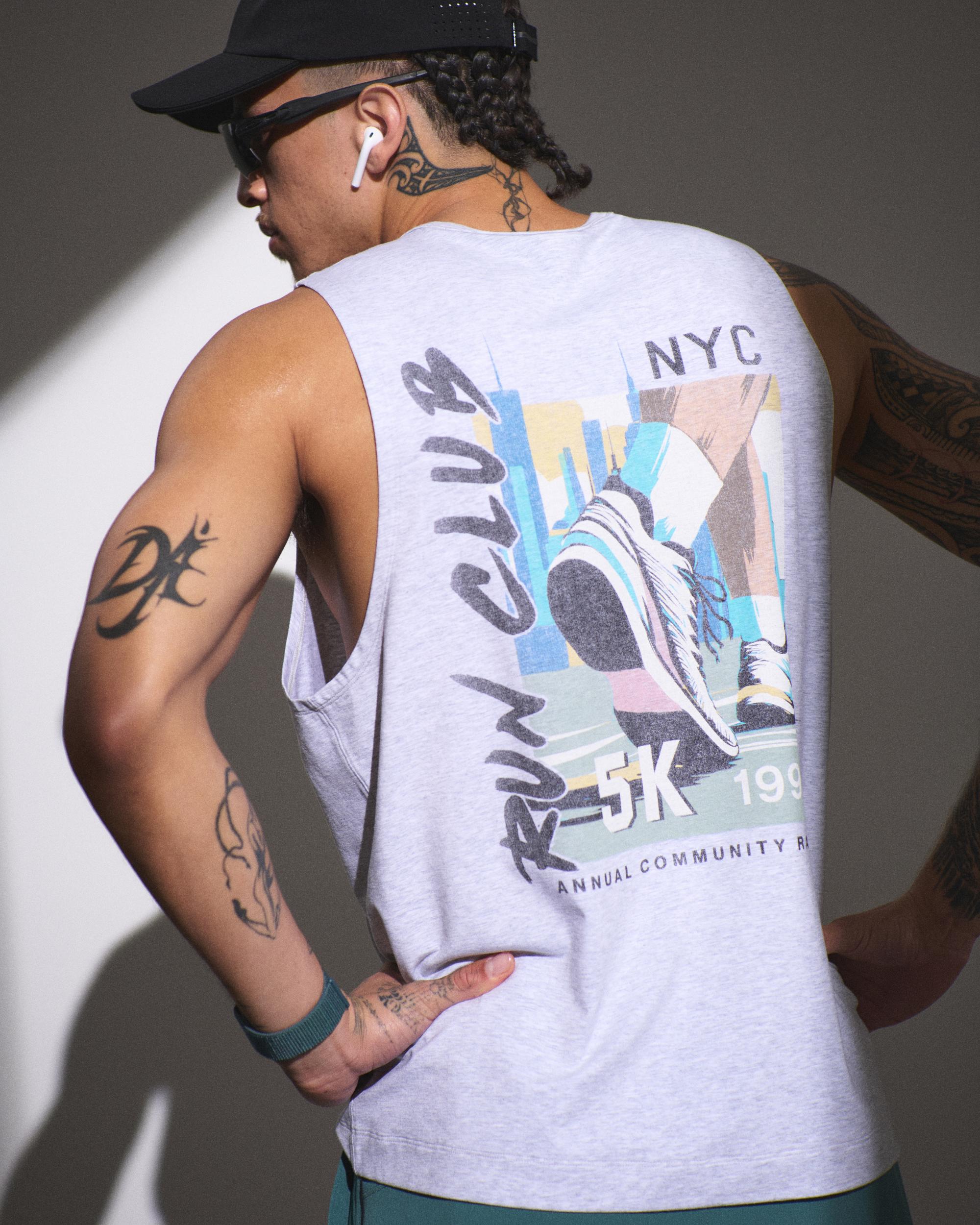 YPB Active Cotton-Blend Graphic Tank Product Image