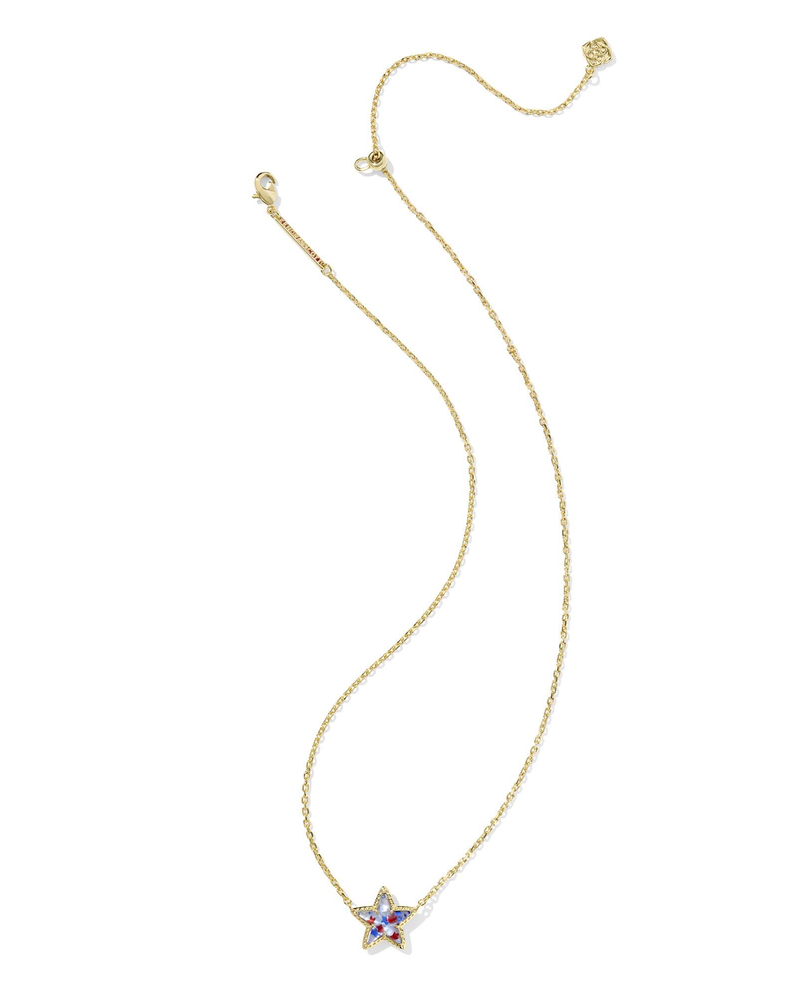 Cassidy Gold Short Pendant Necklace Product Image