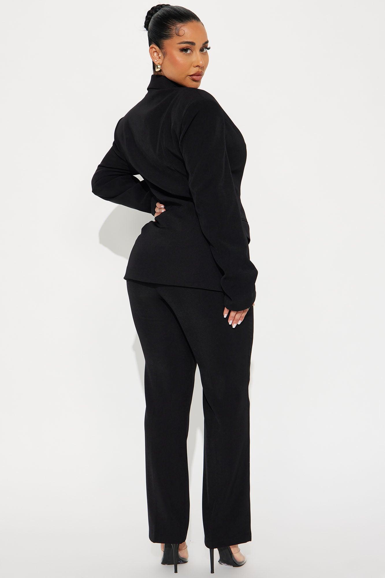 Rosetta Blazer Pant Set - Black Product Image