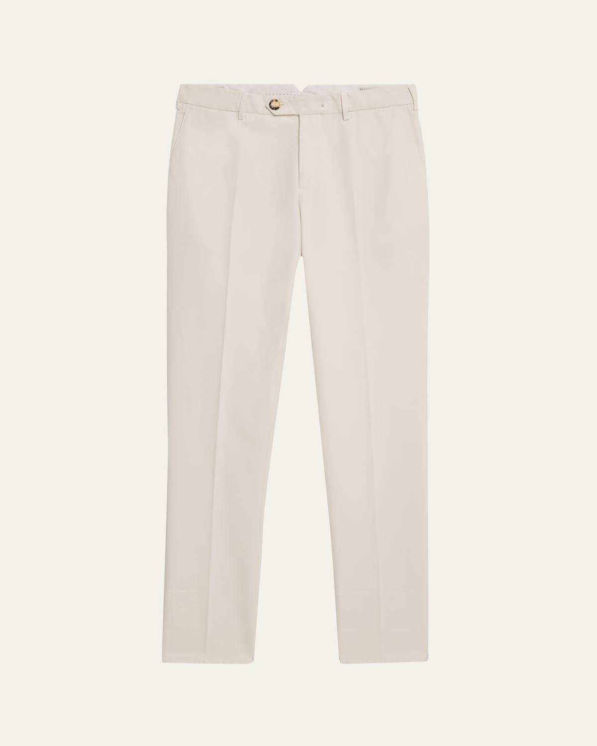 Mens Slim Flat-Front Pants Product Image