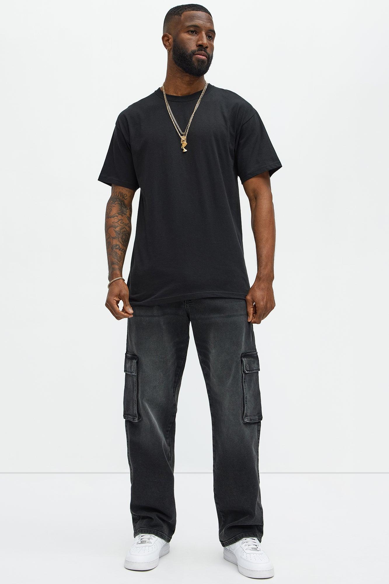 Hard Work Pays Off Short Sleeve Tee - Black Product Image