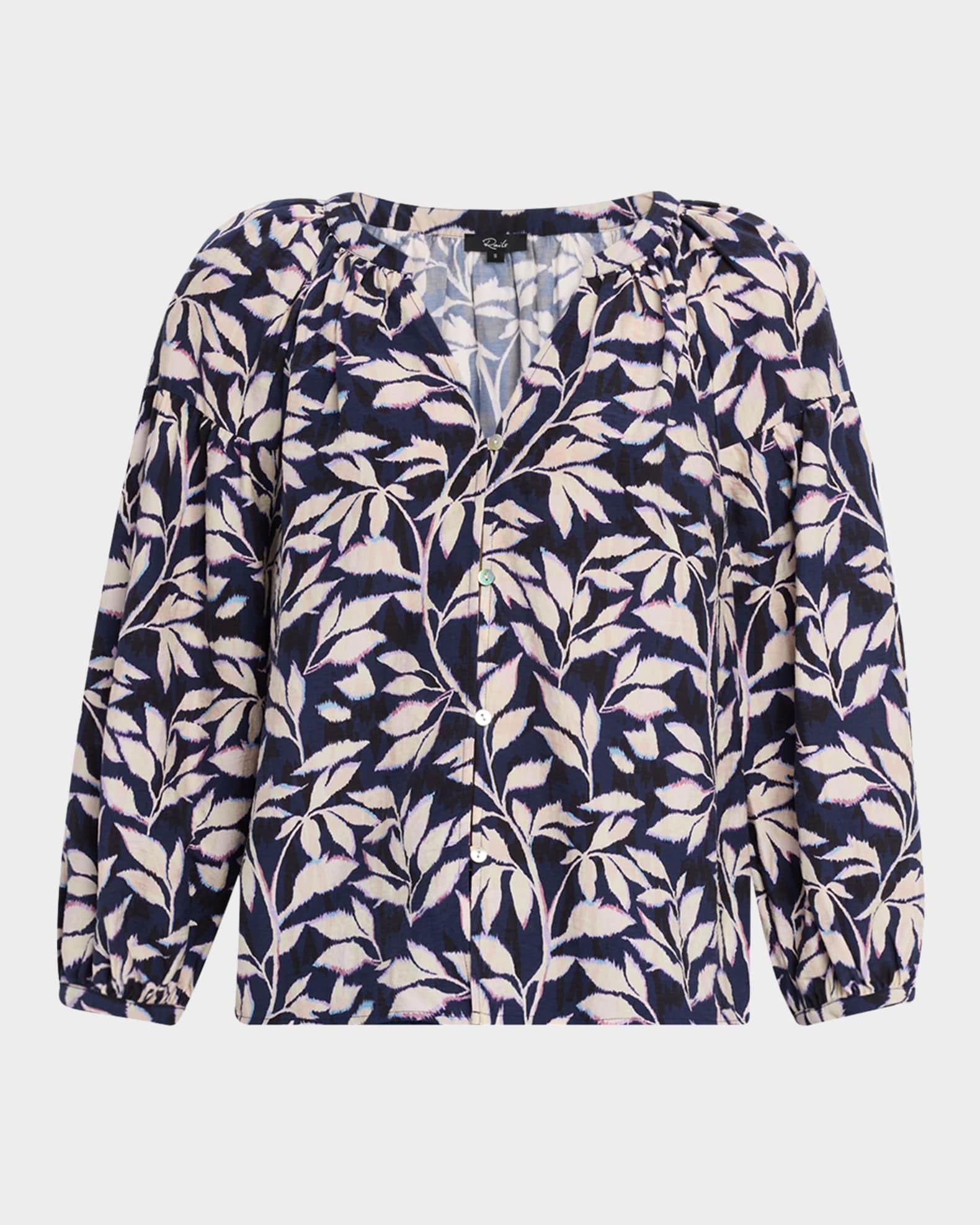 Vasia Button-Front Blouse Product Image