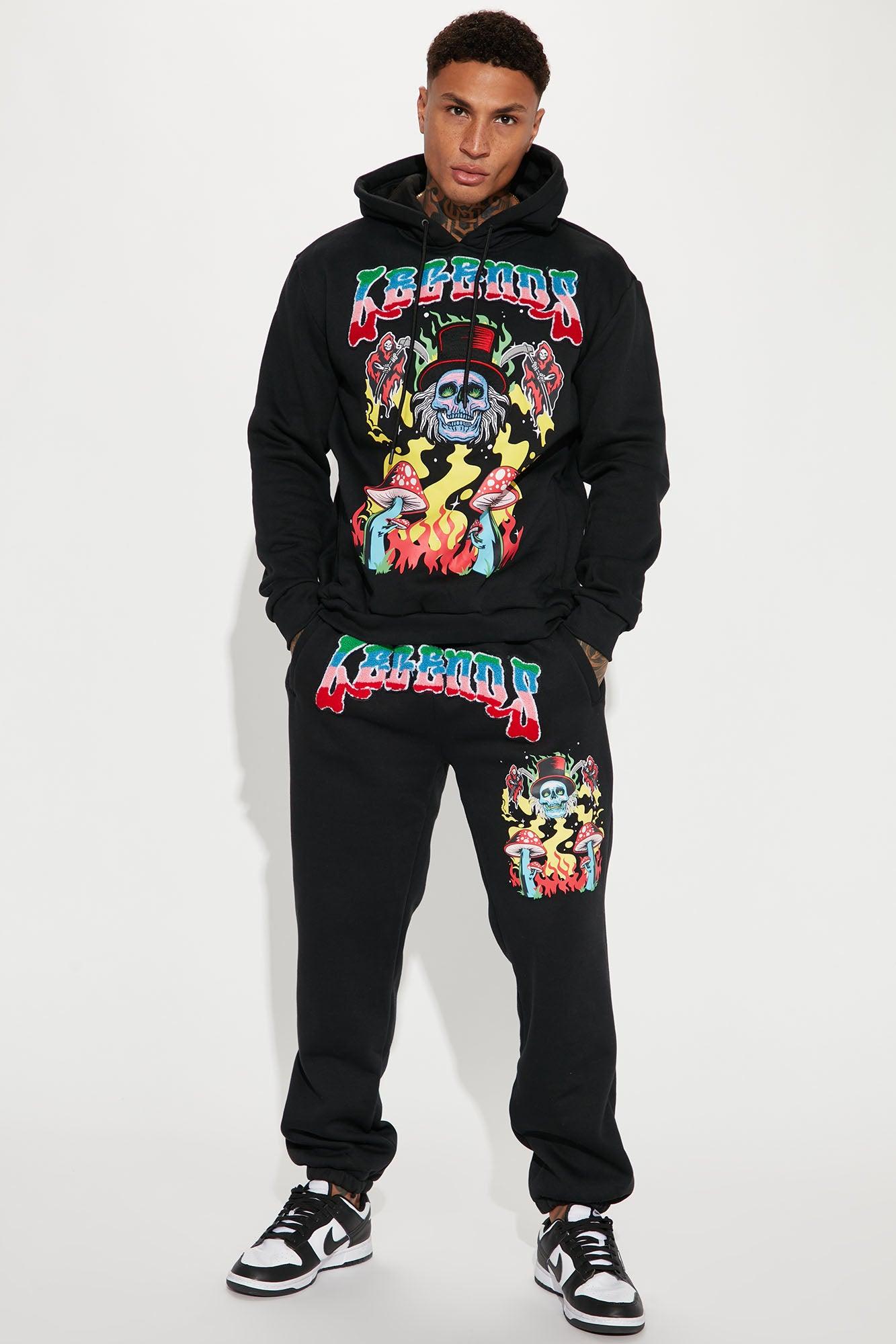 Trippy Legends Hoodie - Black Product Image