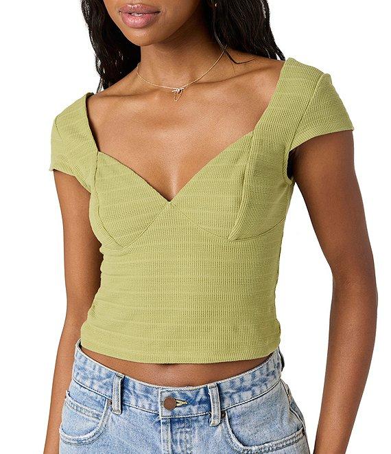 O'Neill Nyn Short Sleeve Textured Knit Top Product Image