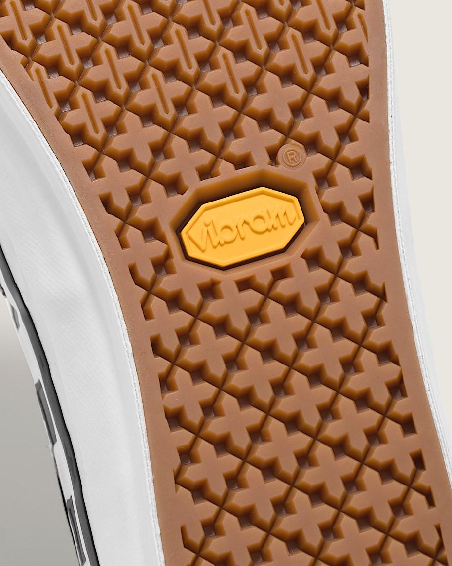 OTW Leather Checkerboard Old Skool 36 Vibram in True Blue| Vans US Product Image