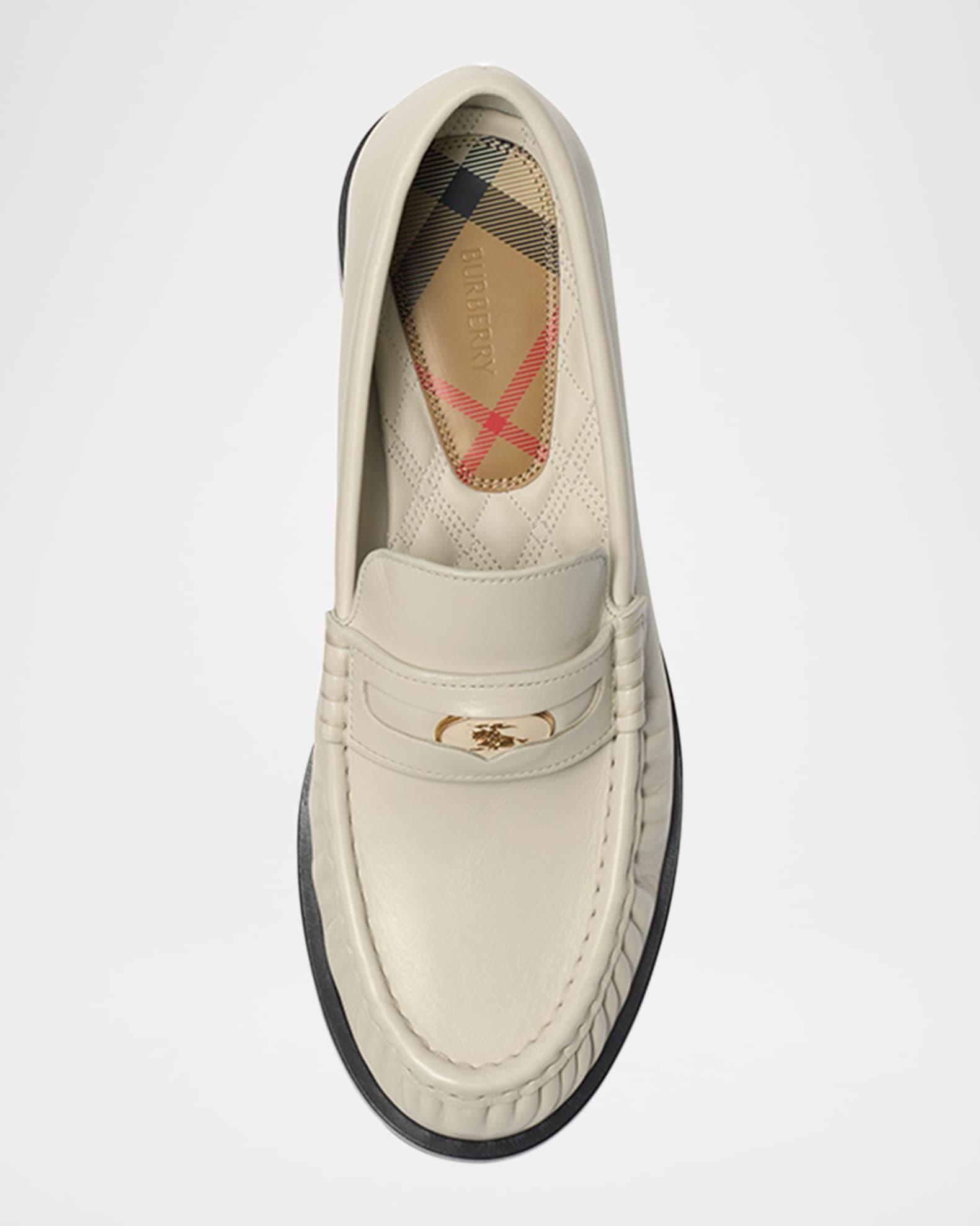Cadet Grained Calf Leather Penny Loafers Product Image