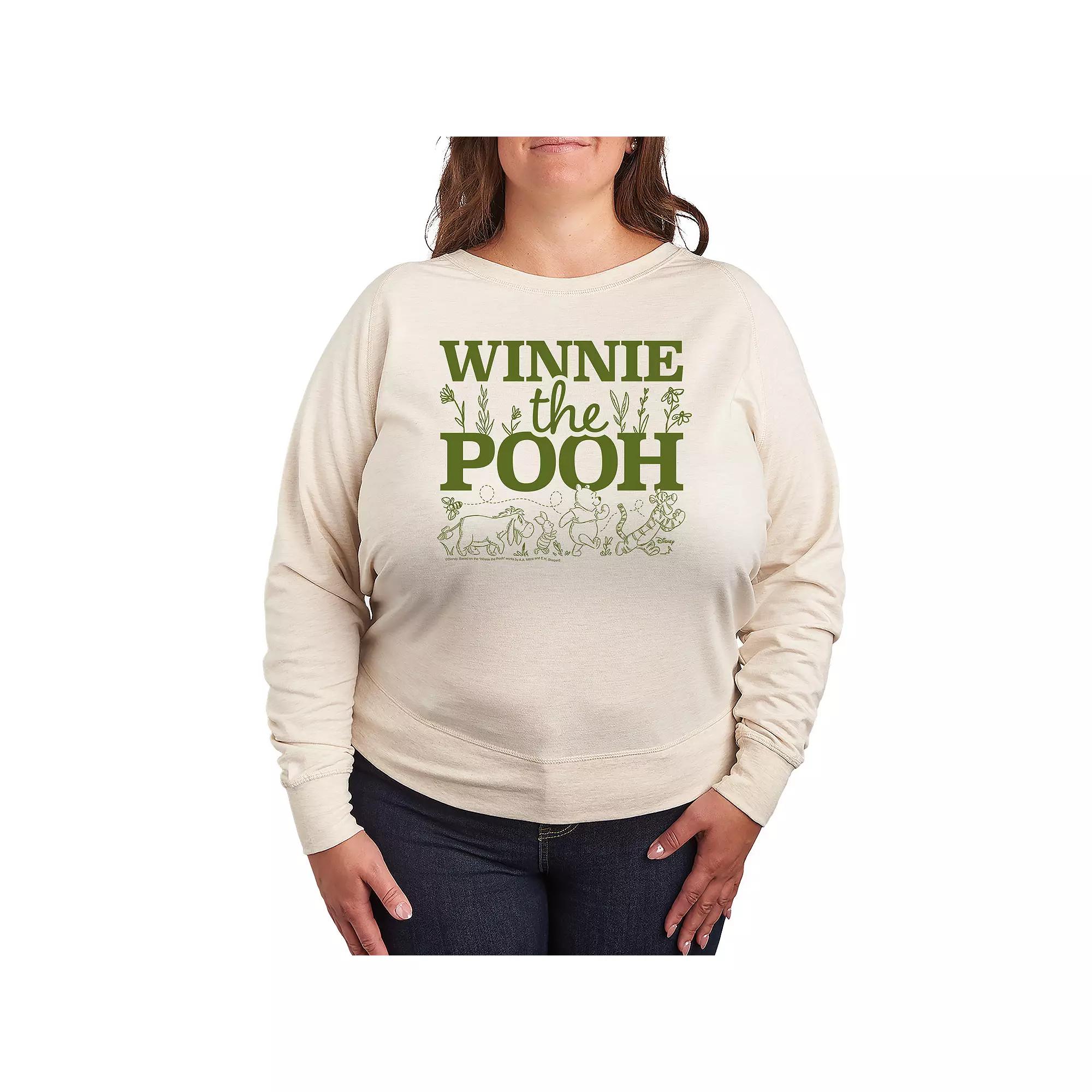 Disney's Winnie The Pooh French Terry Long Sleeve Tee, Women's,  Product Image