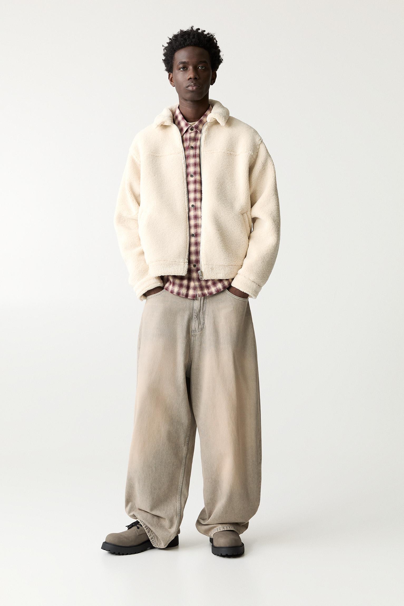 Faux shearling jacket Product Image