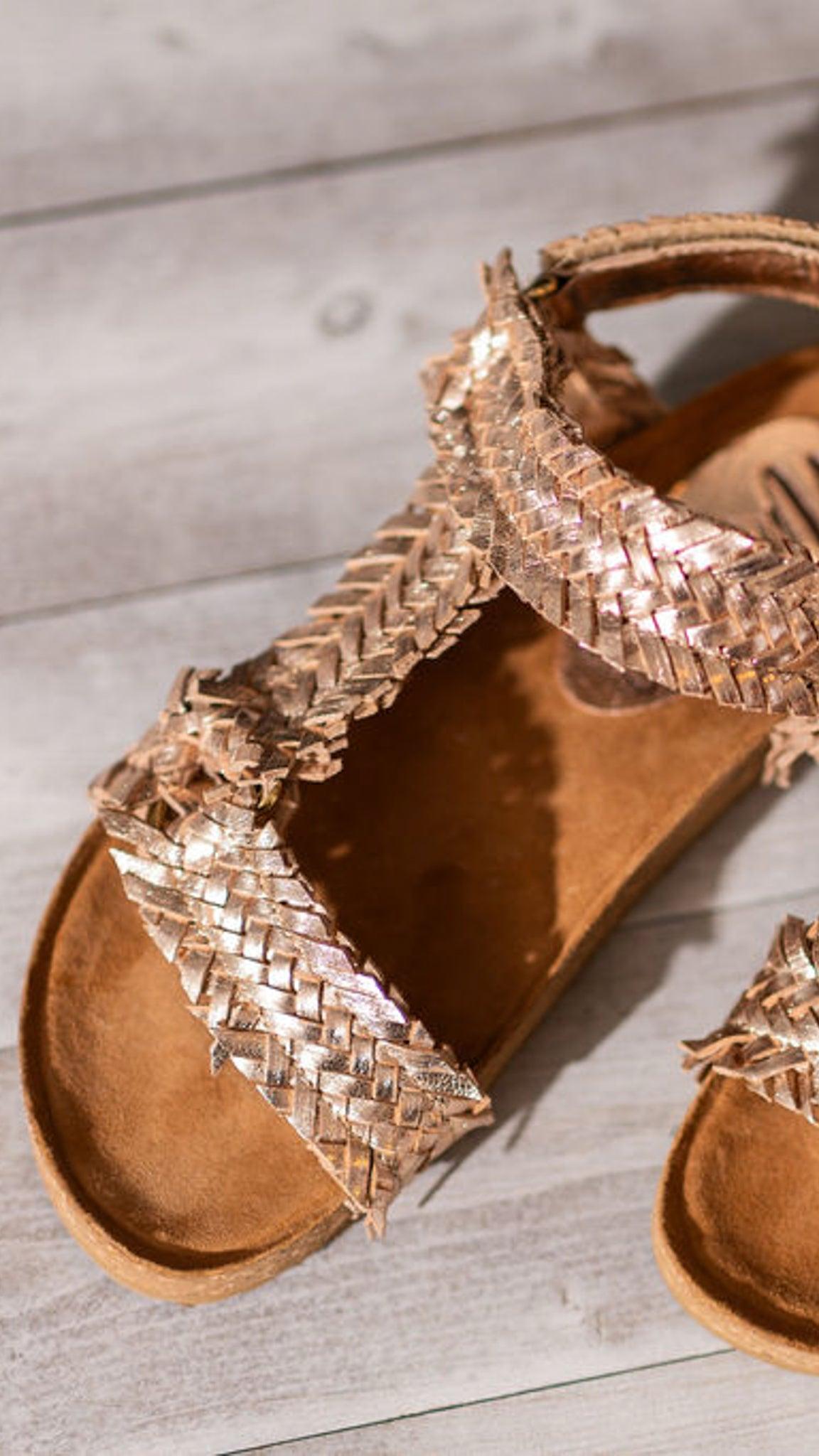 River Dance Woven Sandal in Champagne (Online Exclusive) Product Image