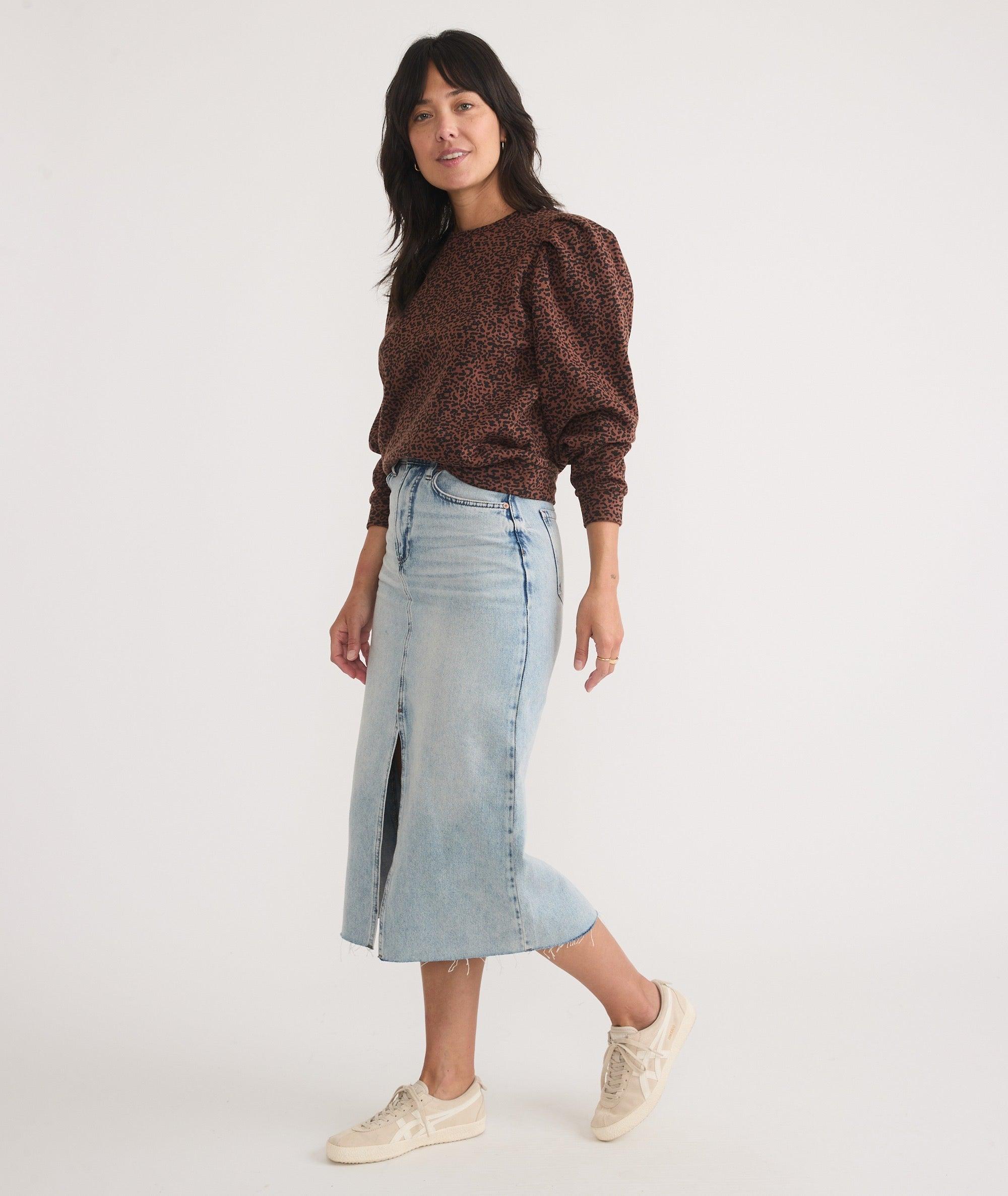 Enya Puff Sleeve Sweatshirt Product Image