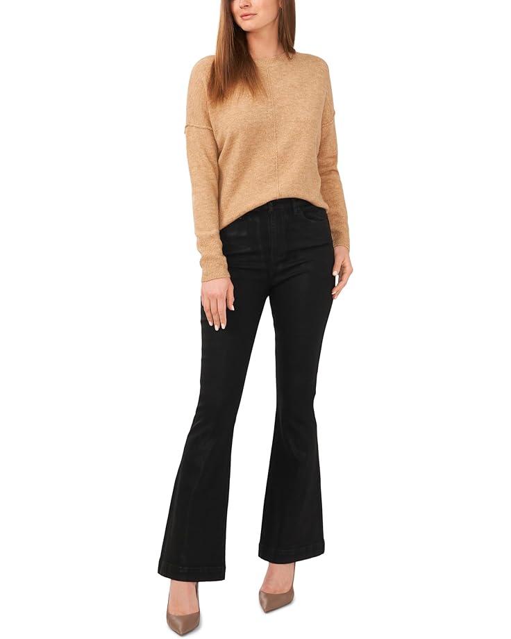 Collared Long Sleeve Blouse With Shirtale Product Image