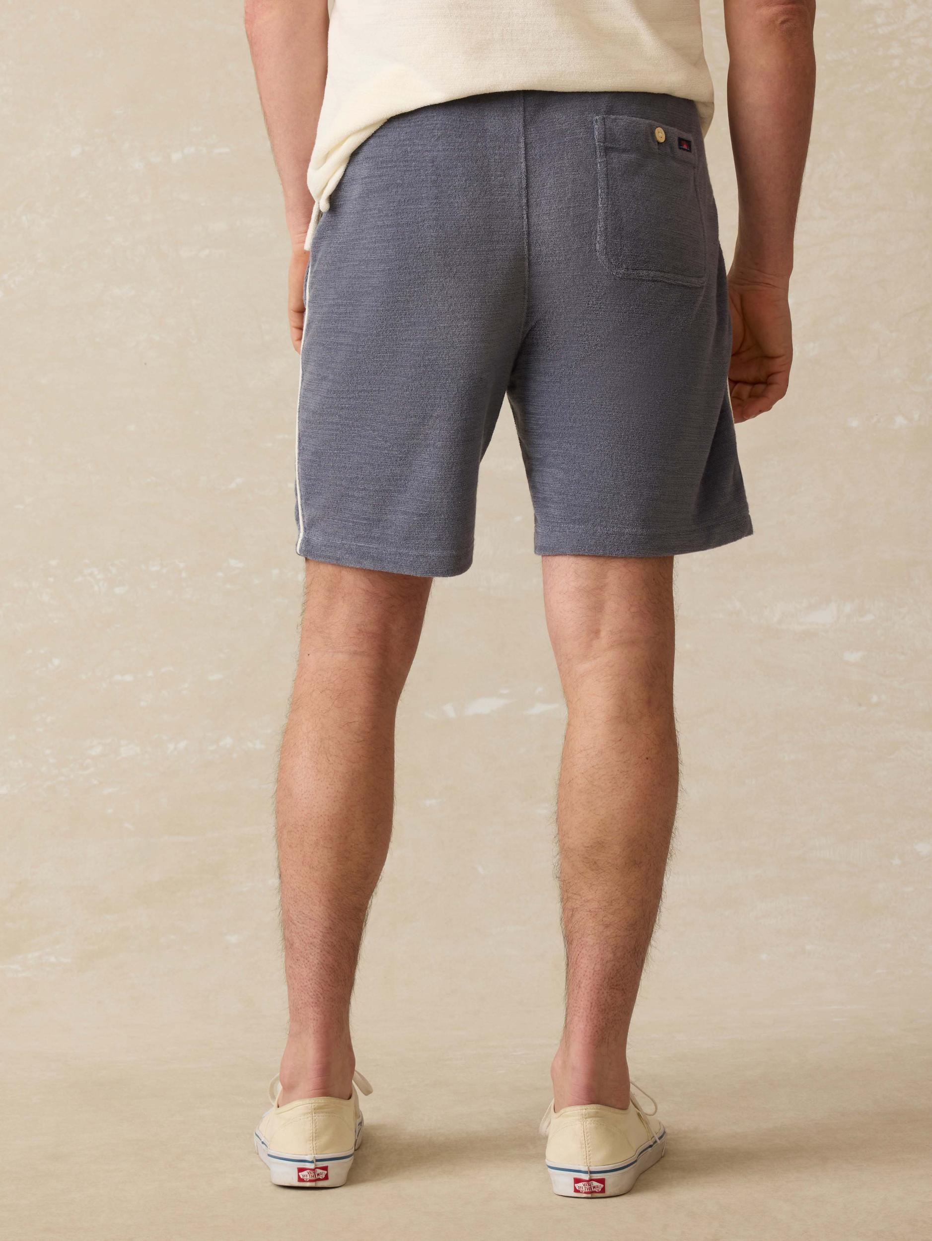 Cabana Towel Terry Sweatshort - Eastern Storm Male Product Image
