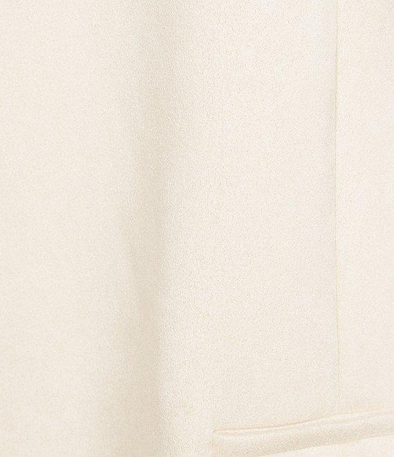 Double Zero Faux Suede Scoop Neck Sleeveless Shift Dress Product Image