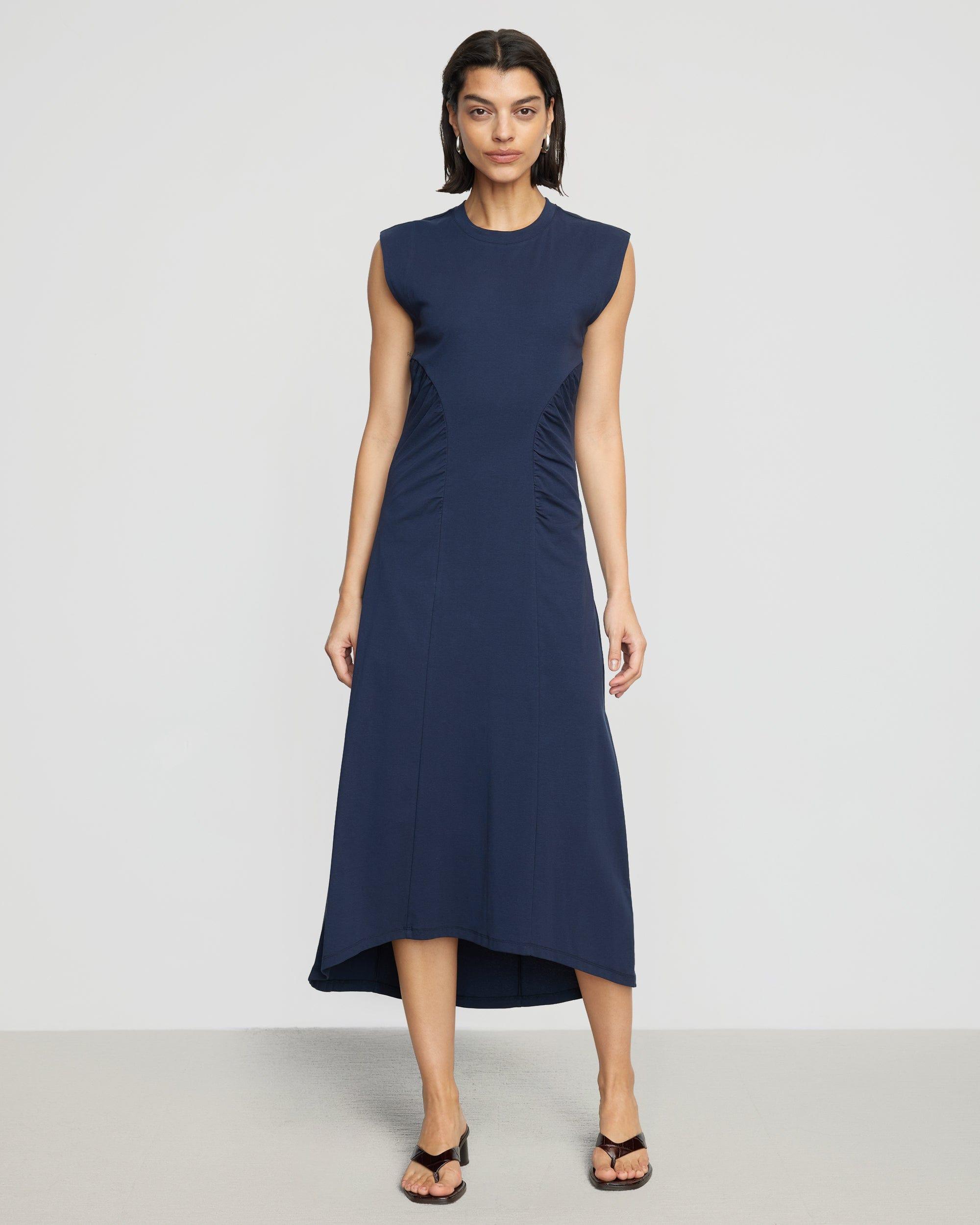 Lenox Side-Ruched Dress Product Image