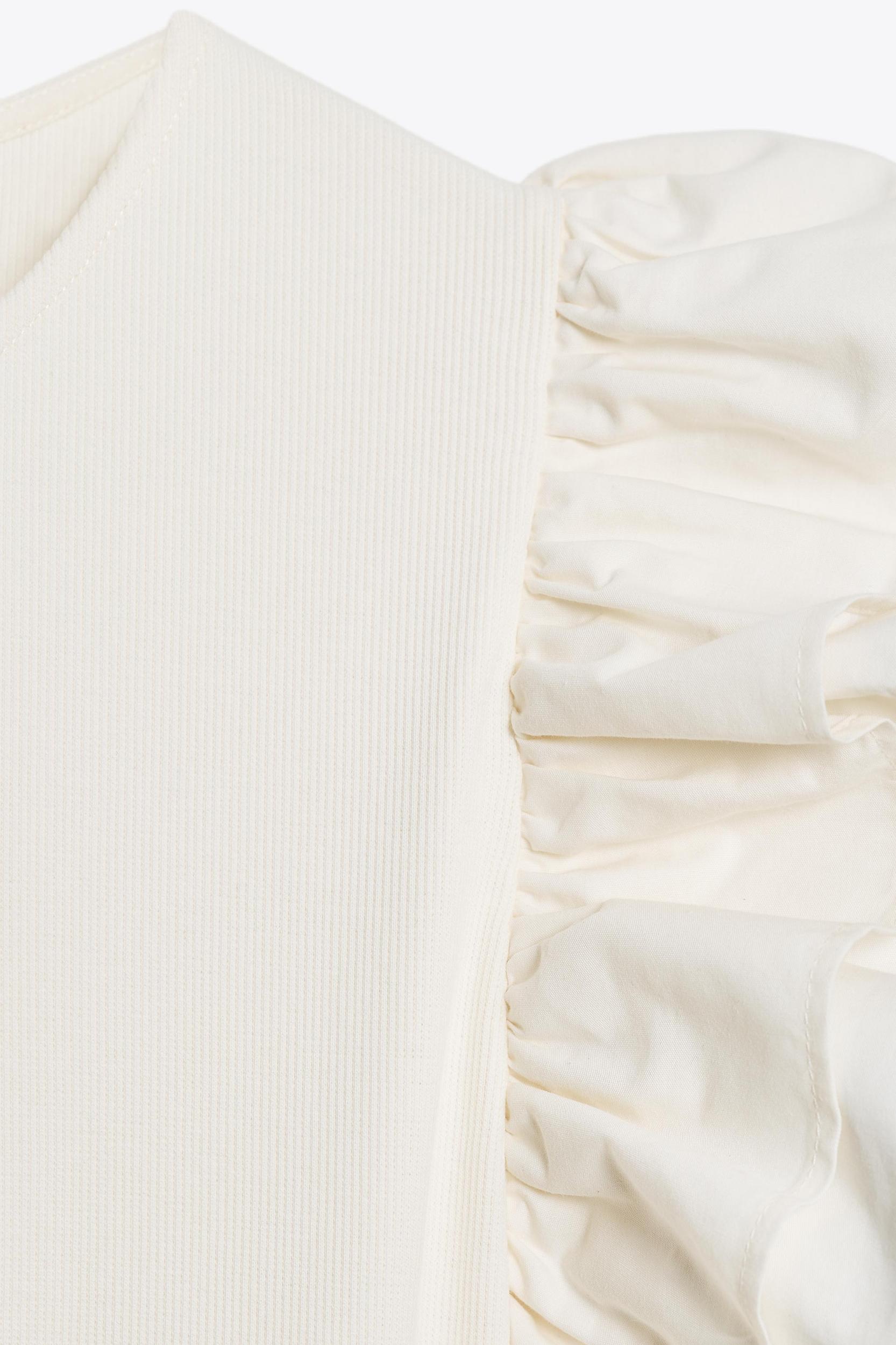 RUFFLED COMBINATION DRESS Product Image