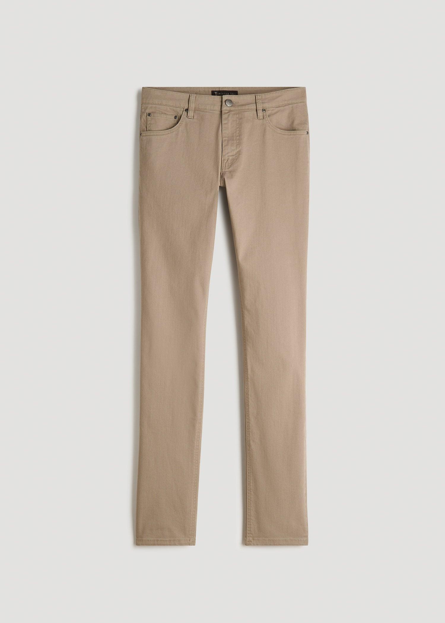 Carman Tapered Fit Colored Jeans for Tall Men in Clay Wash Male Product Image