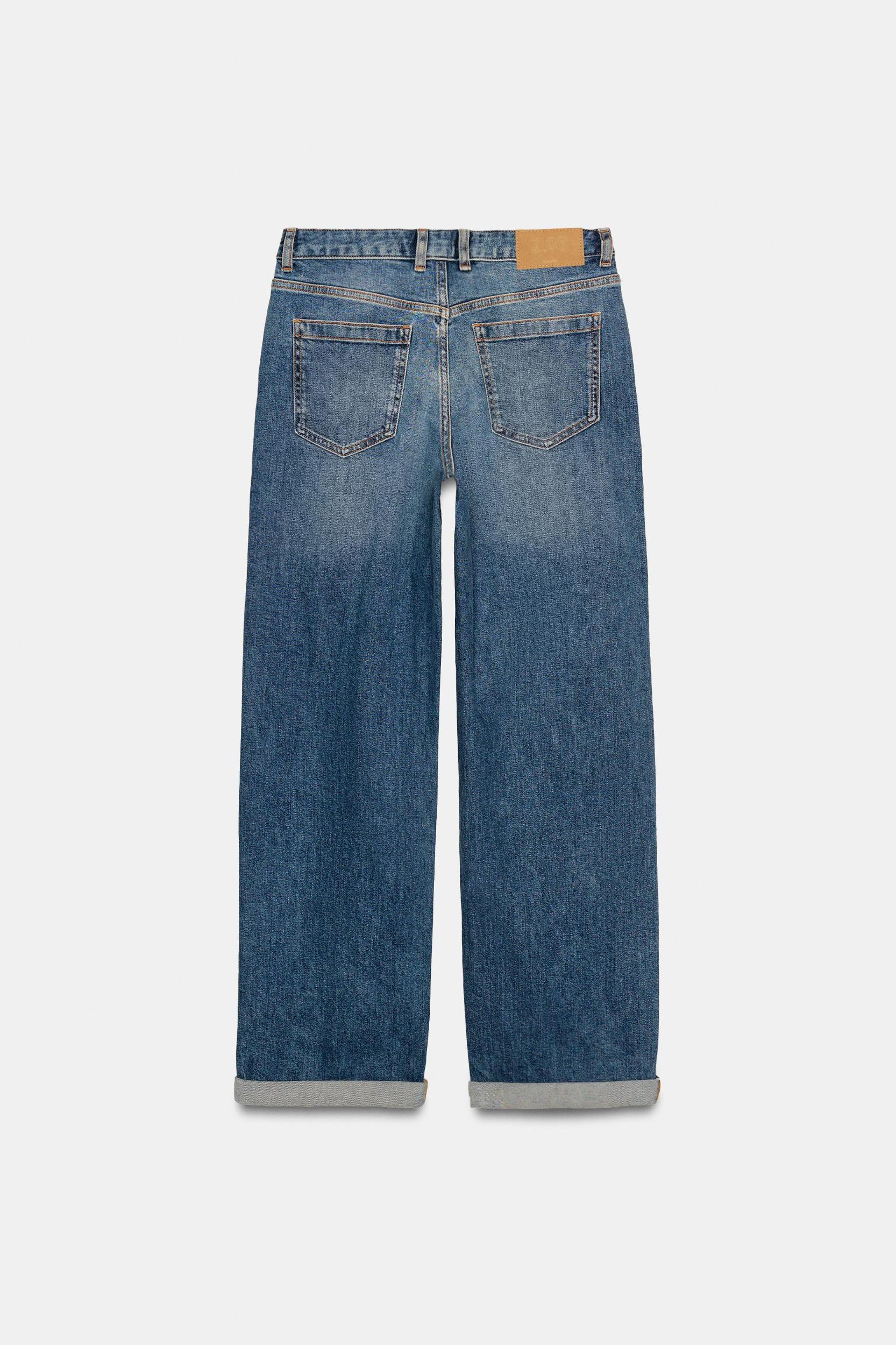 Z1975 HI-RISE RELAXED FIT TURN-UP JEANS Product Image