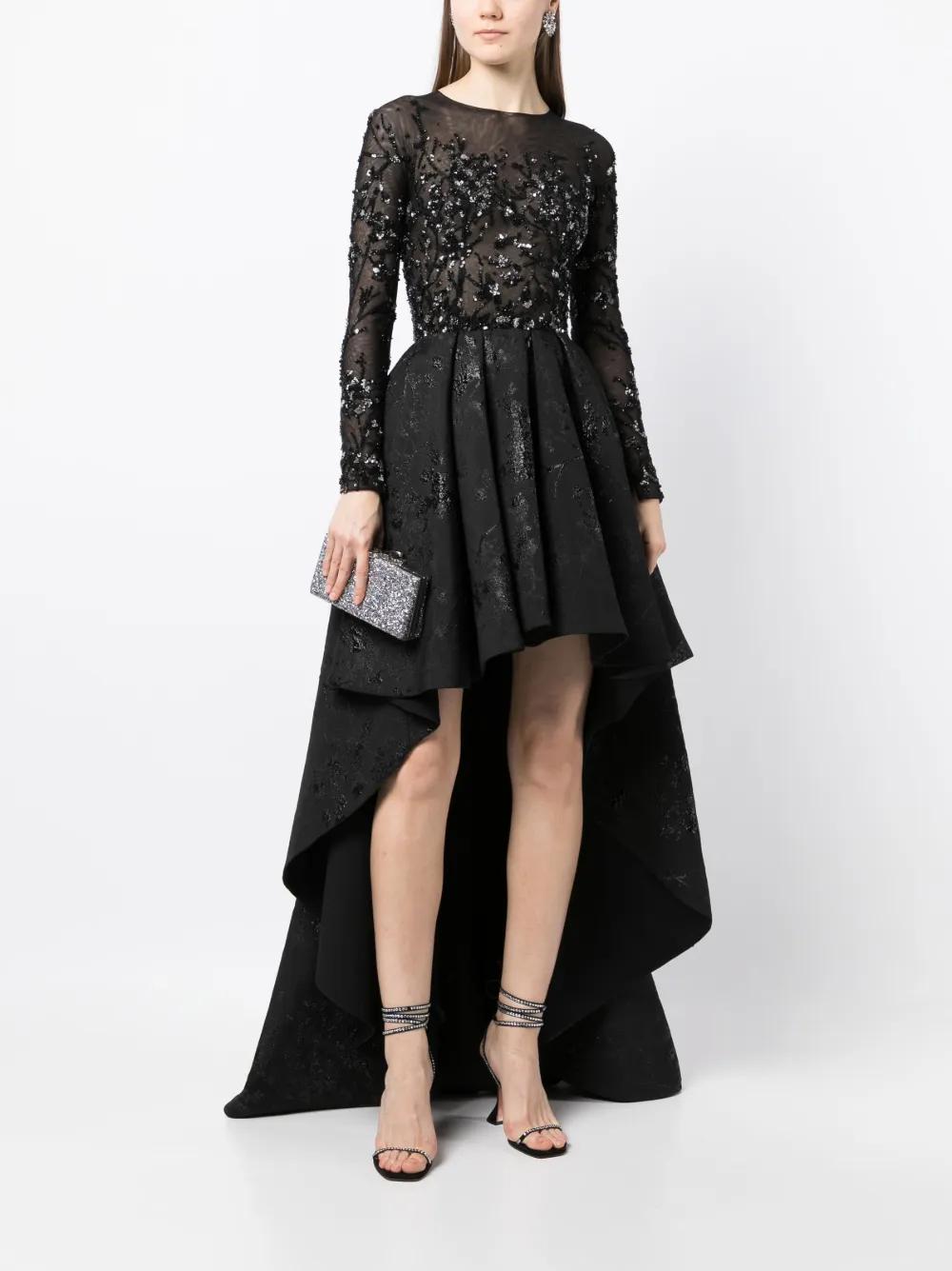 brocade beaded dress Product Image