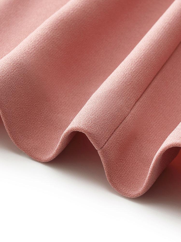 Acetate Collarless Women Crop Blazer Product Image