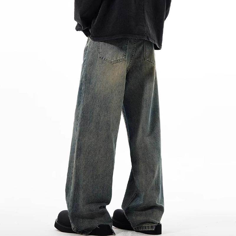 Sopula American Cleanfit Retro Straight Wide Leg Jeans Product Image