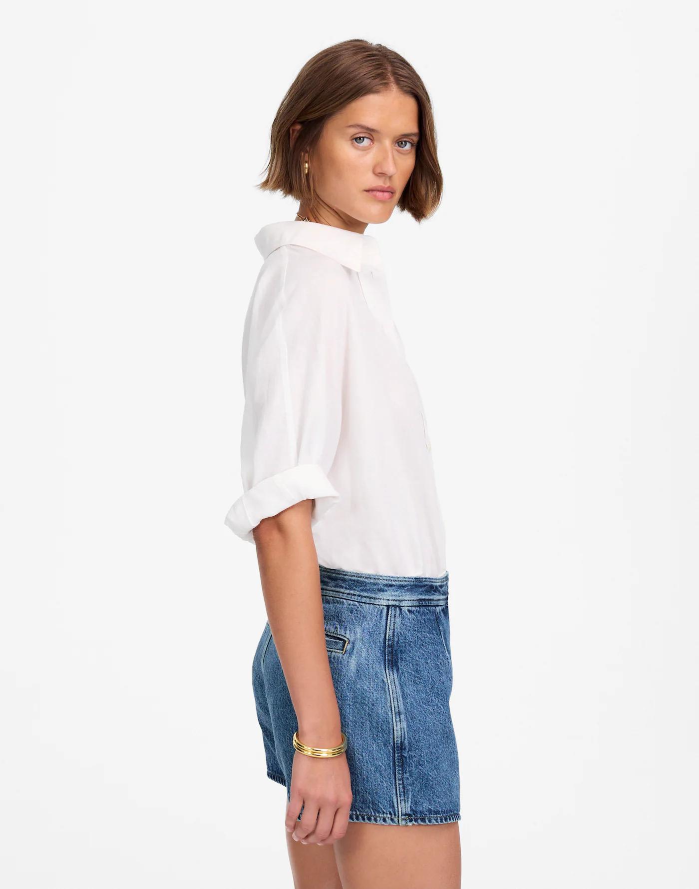 Denim Micro Mini Skort in Northam Wash Product Image