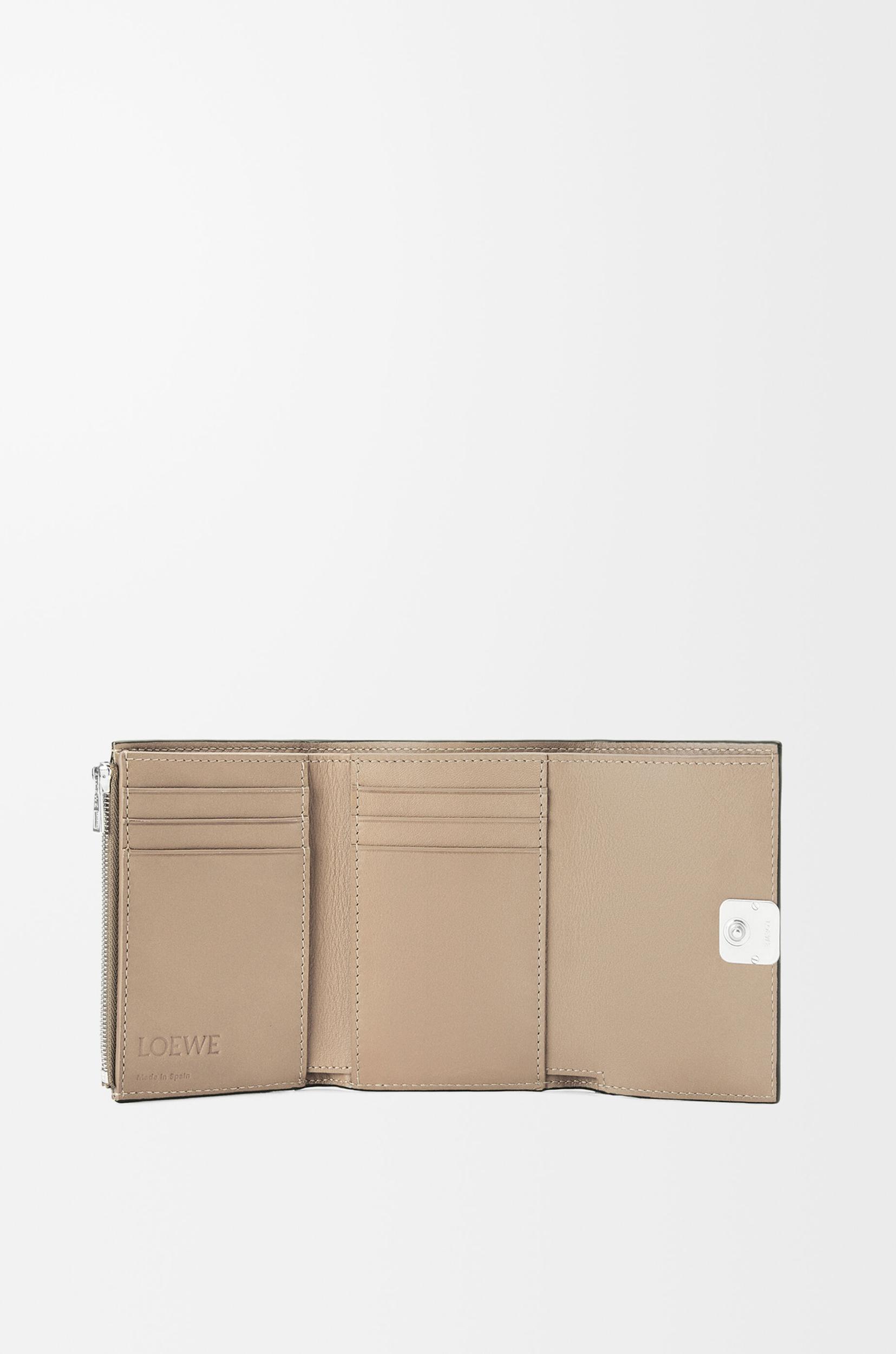 Anagram small vertical wallet in pebble grained calfskin Product Image