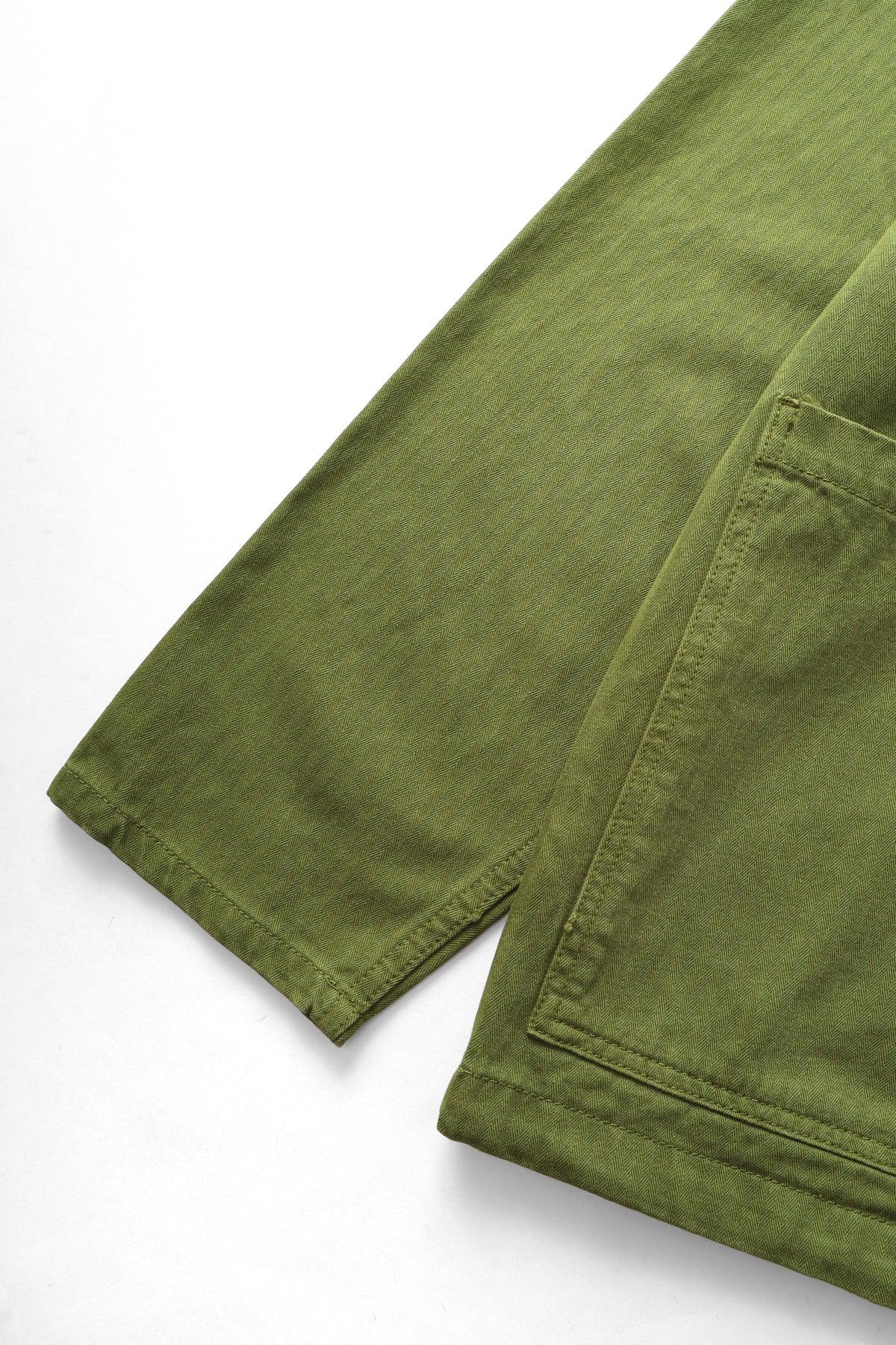 Herringbone Market Smock - Pesto Product Image