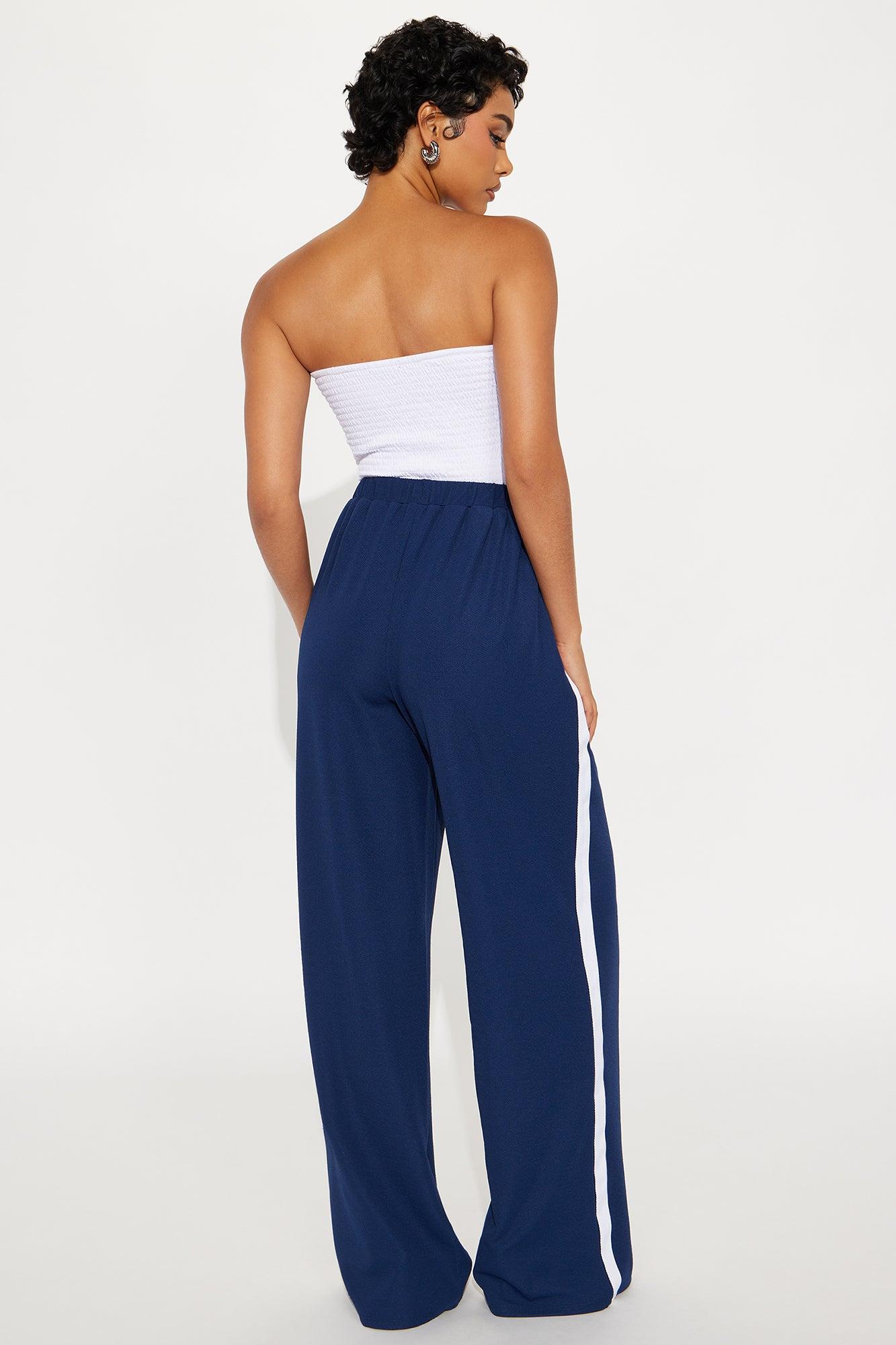 Moxie Strapless Jumpsuit - Navy/combo Female Product Image