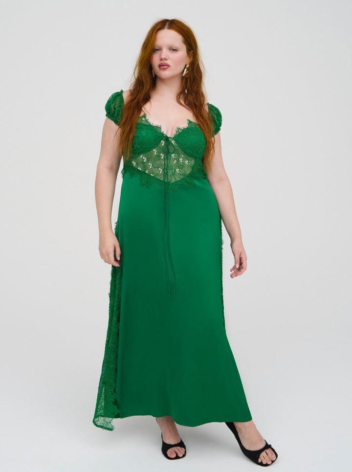 Casey Maxi Dress — Green Product Image