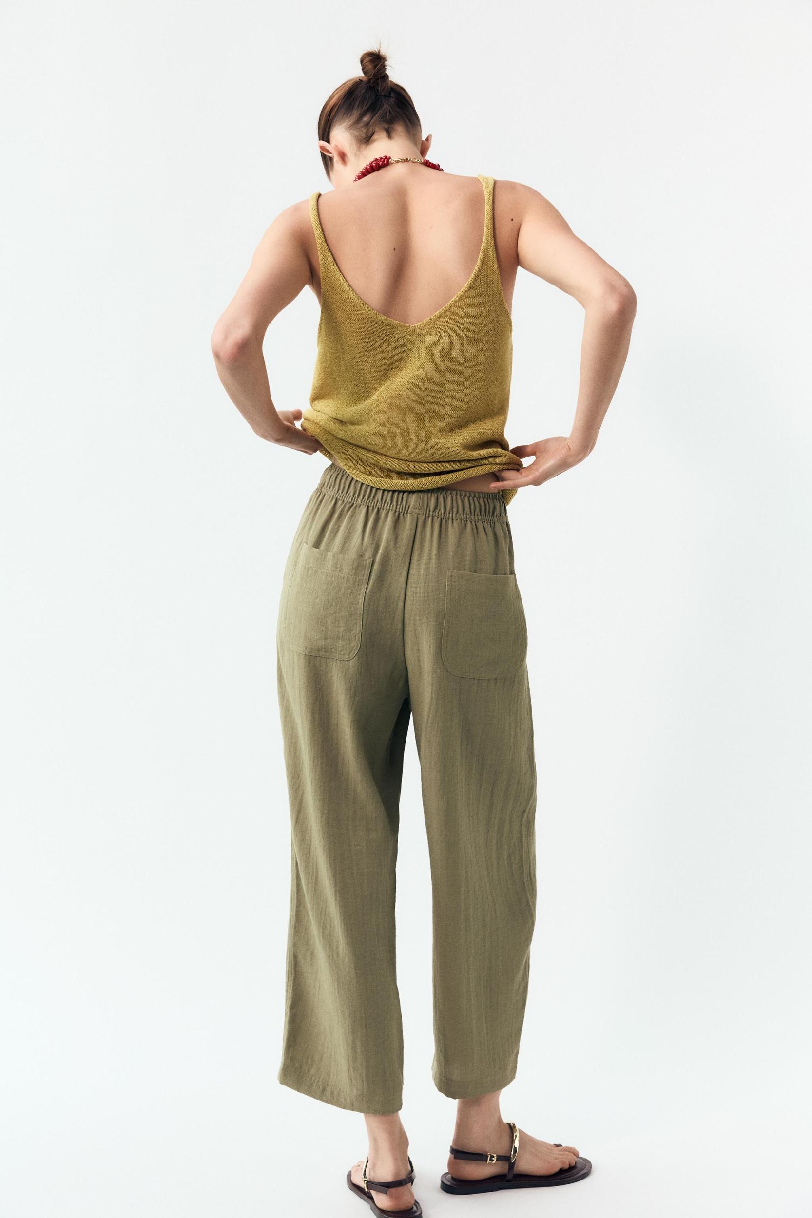 RUSTIC ELASTIC WAIST PANTS Product Image