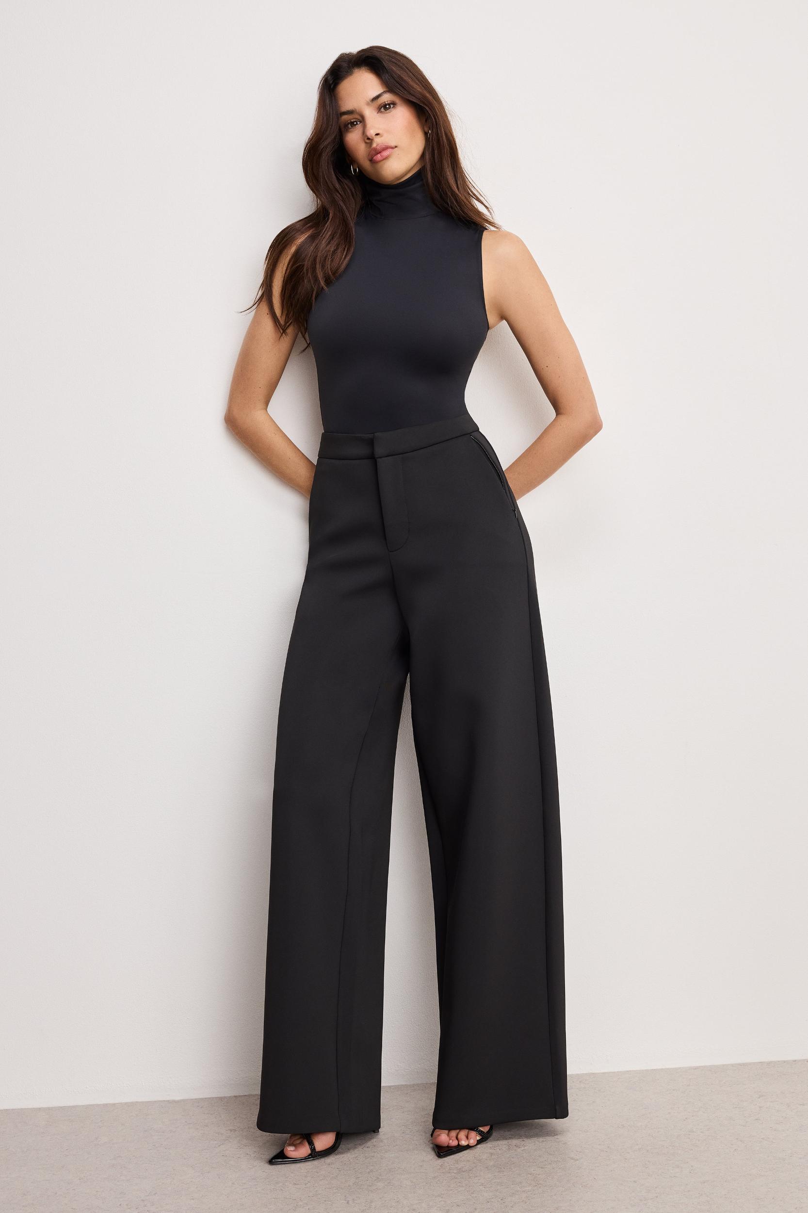 WEIGHTLESS SCUBA MOCK NECK BODYSUIT | BLACK001 Product Image