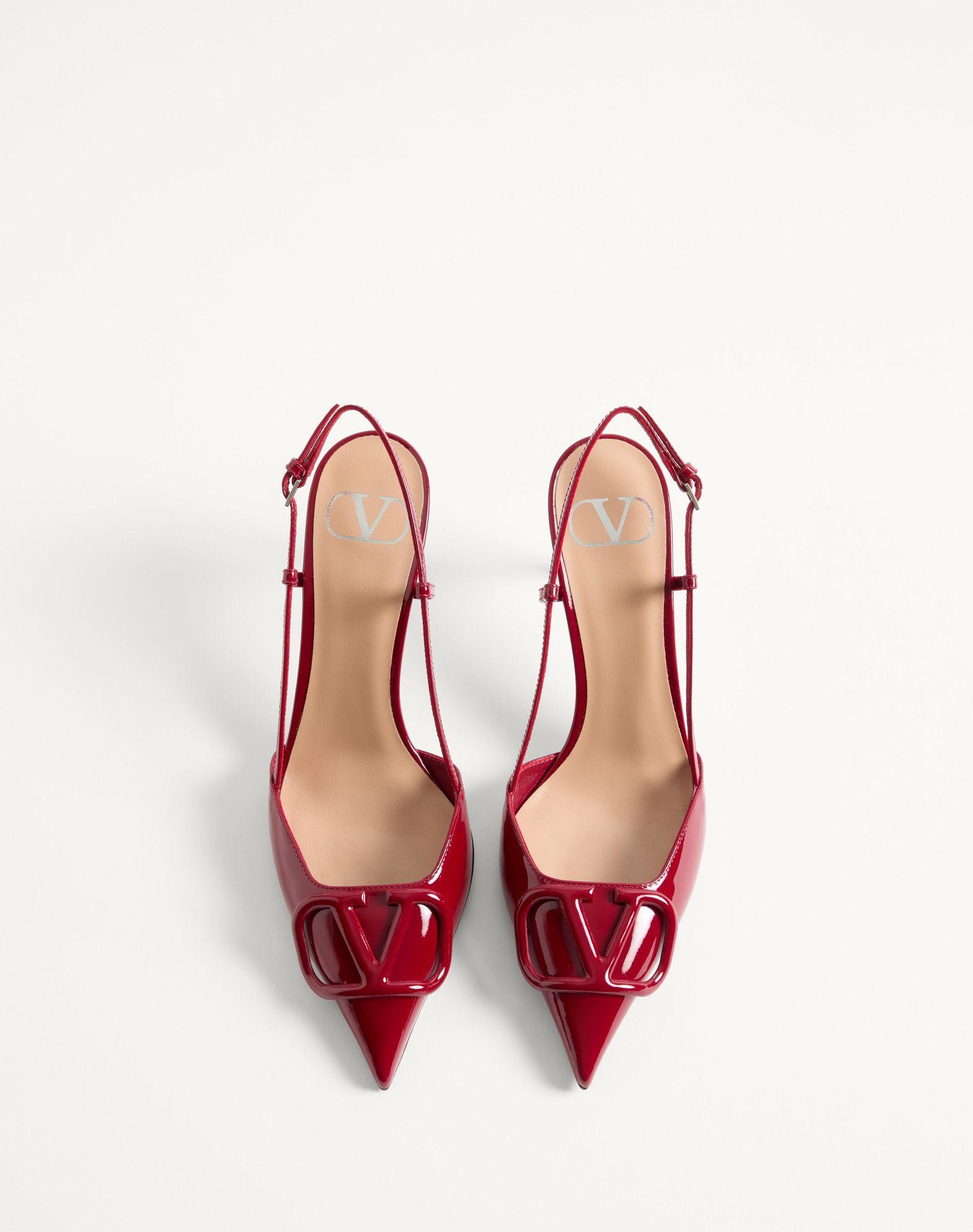 Vlogo Signature Patent Leather Slingback Pump 80Mm / 3.15 In. Product Image