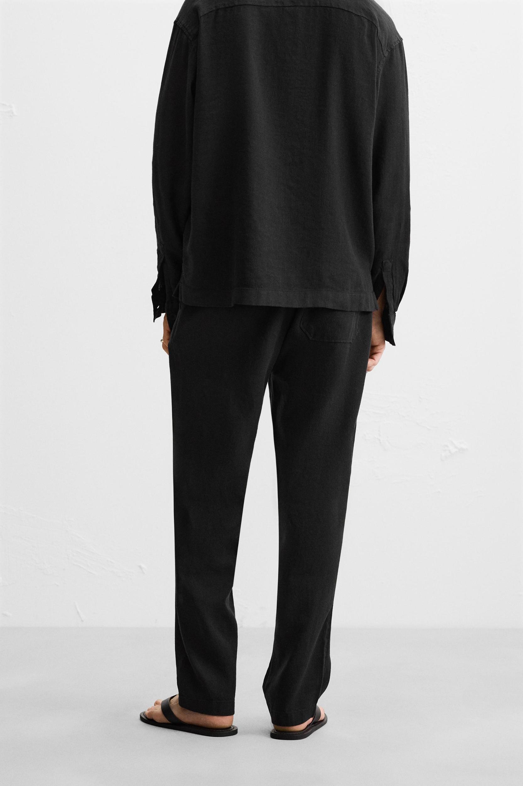 LINEN - COTTON PANTS Product Image