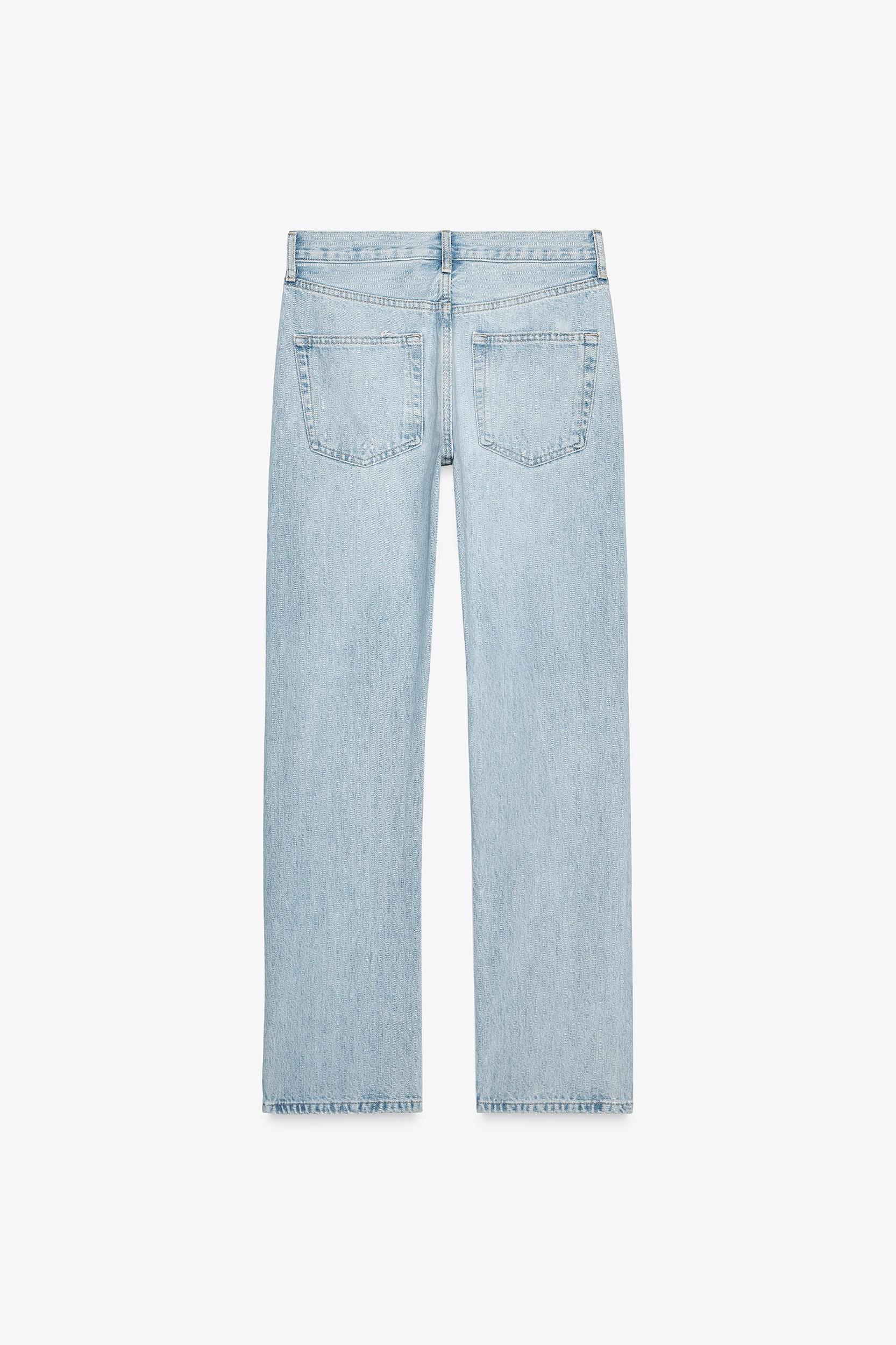 ZW COLLECTION MID-RISE STRAIGHT JEANS Product Image